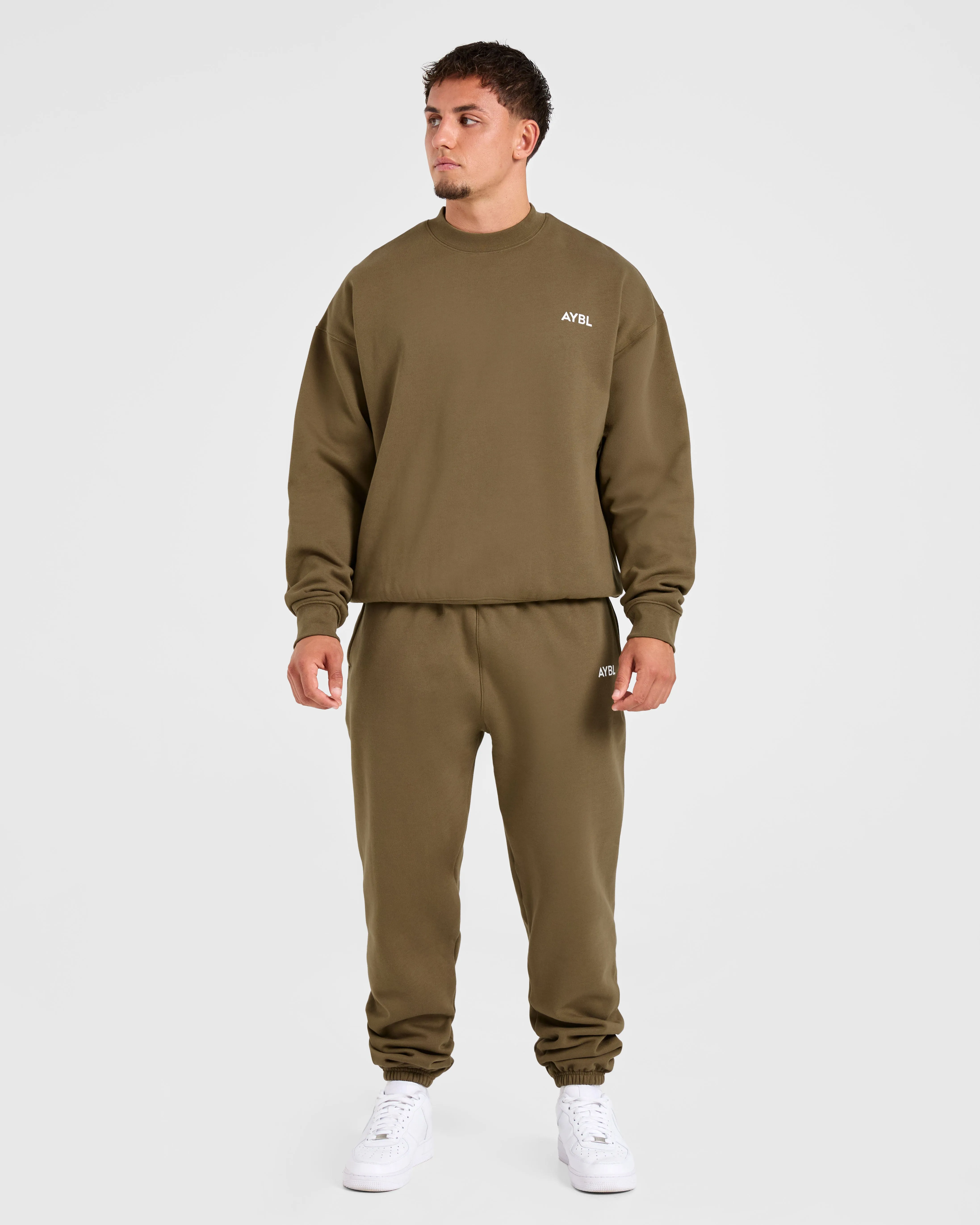 Essential Oversized Joggers- Olive Green sold by AYBL product image thumbnail 3