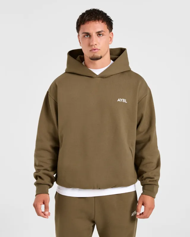 Essential Oversized Hoodie - Olive Green sold by AYBL