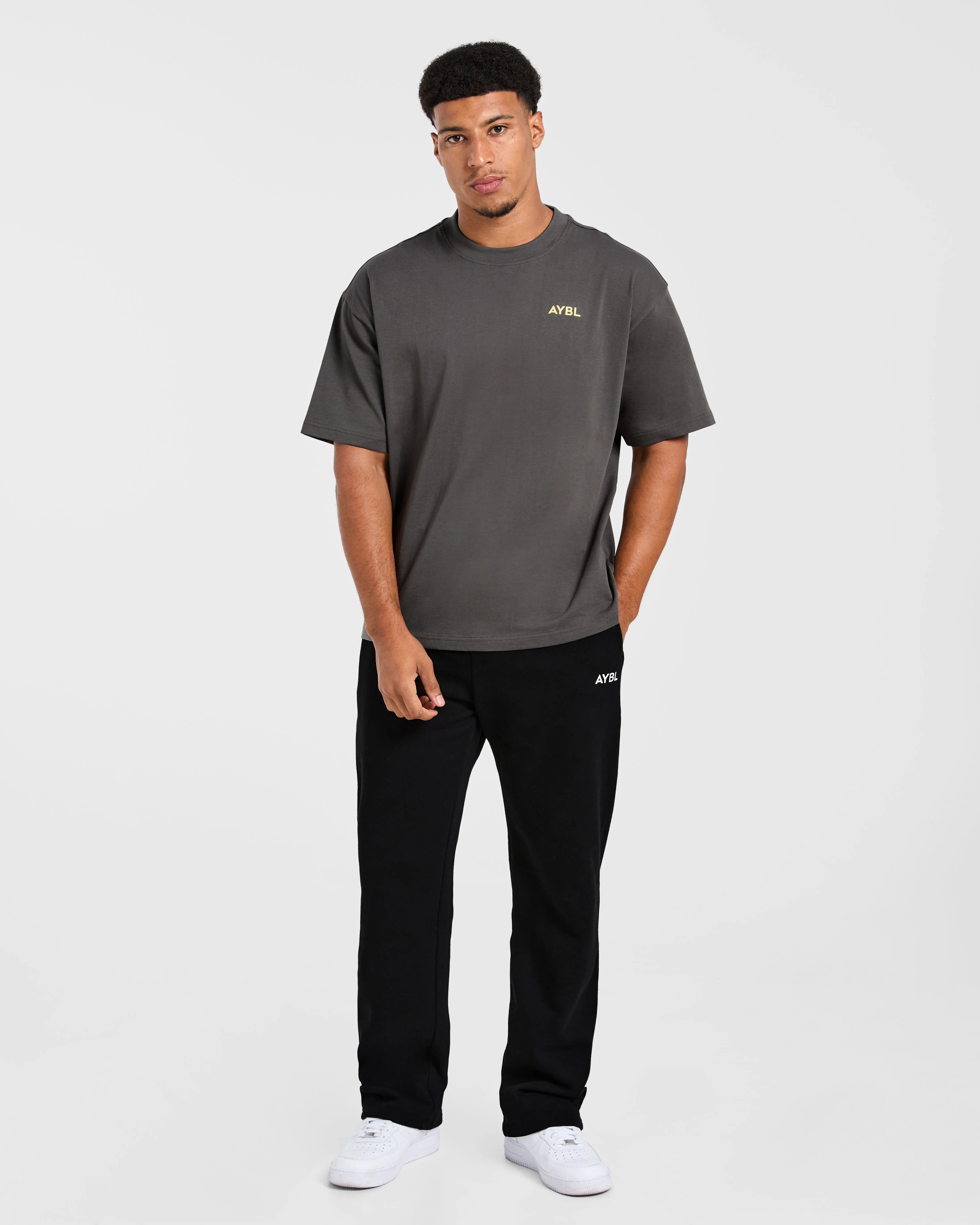 Essential Oversized T Shirt - Charcoal/Butter sold by AYBL product image thumbnail 4