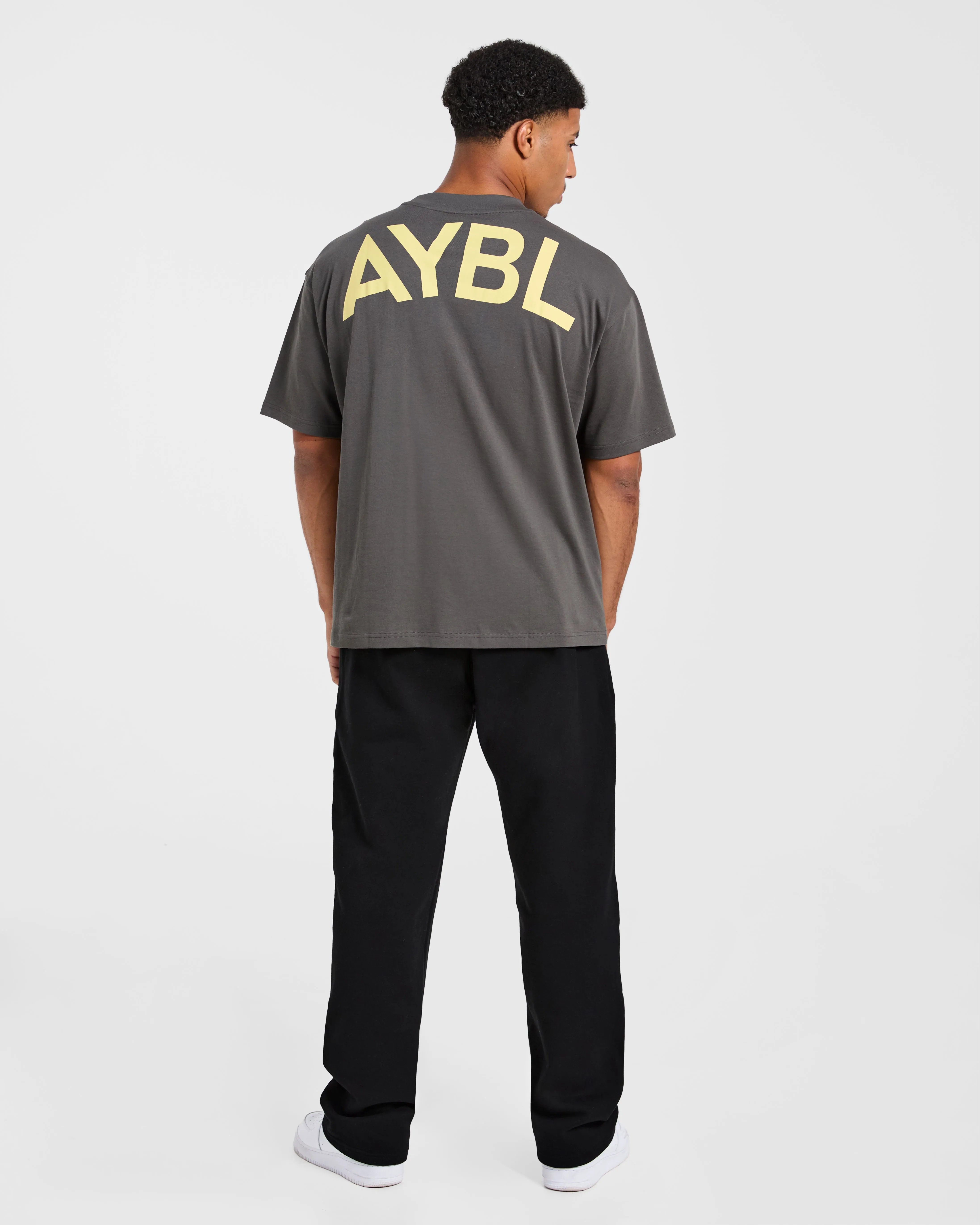 Essential Oversized T Shirt - Charcoal/Butter sold by AYBL product image thumbnail 3