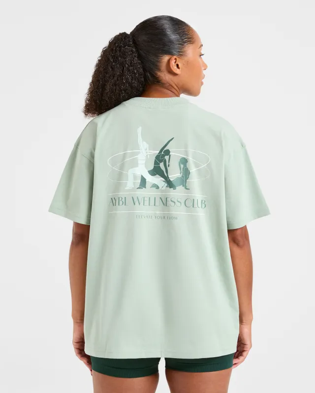 AYBL Wellness Oversized T Shirt - Green sold by AYBL