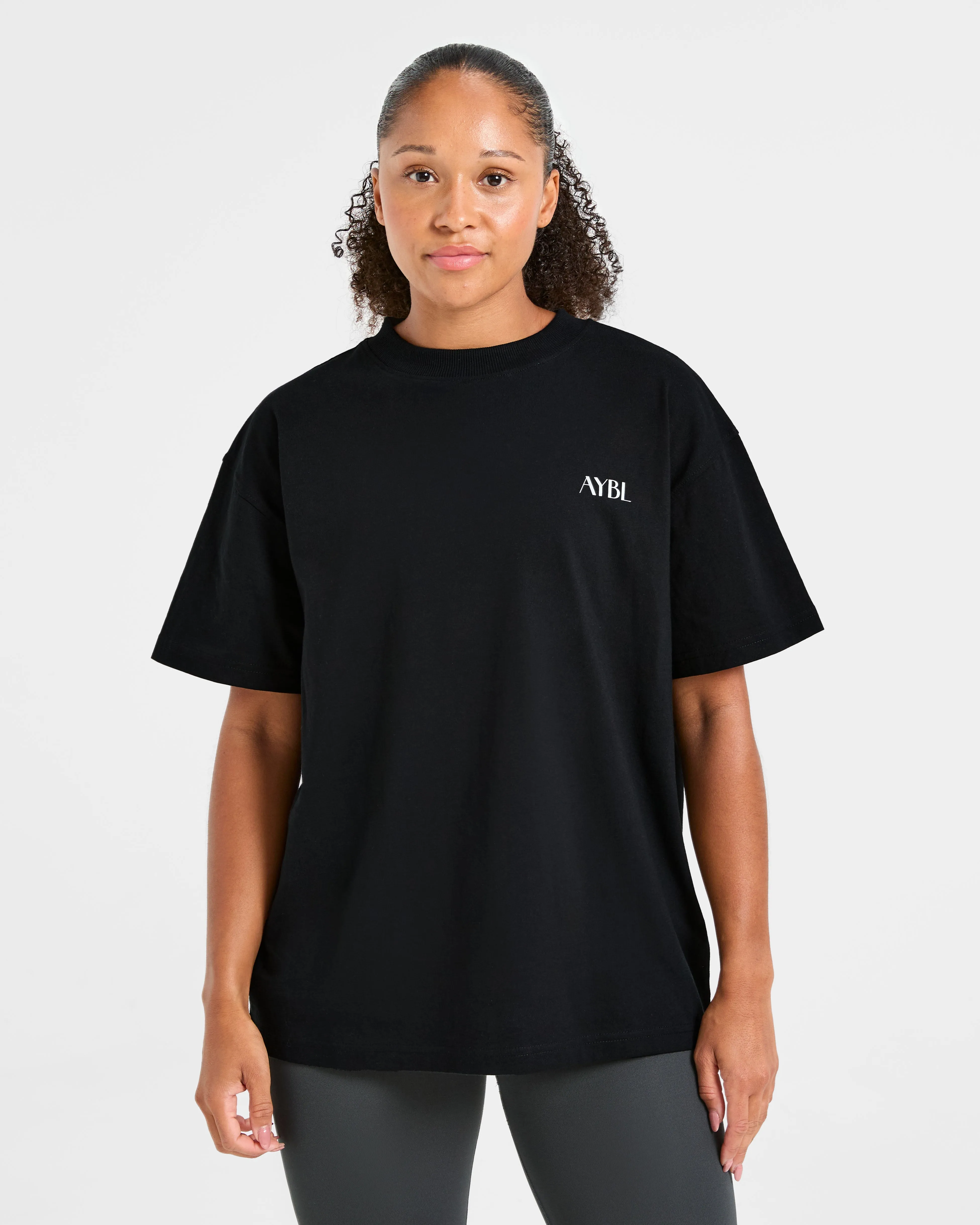AYBL Wellness Oversized T Shirt - Black sold by AYBL product image thumbnail 2