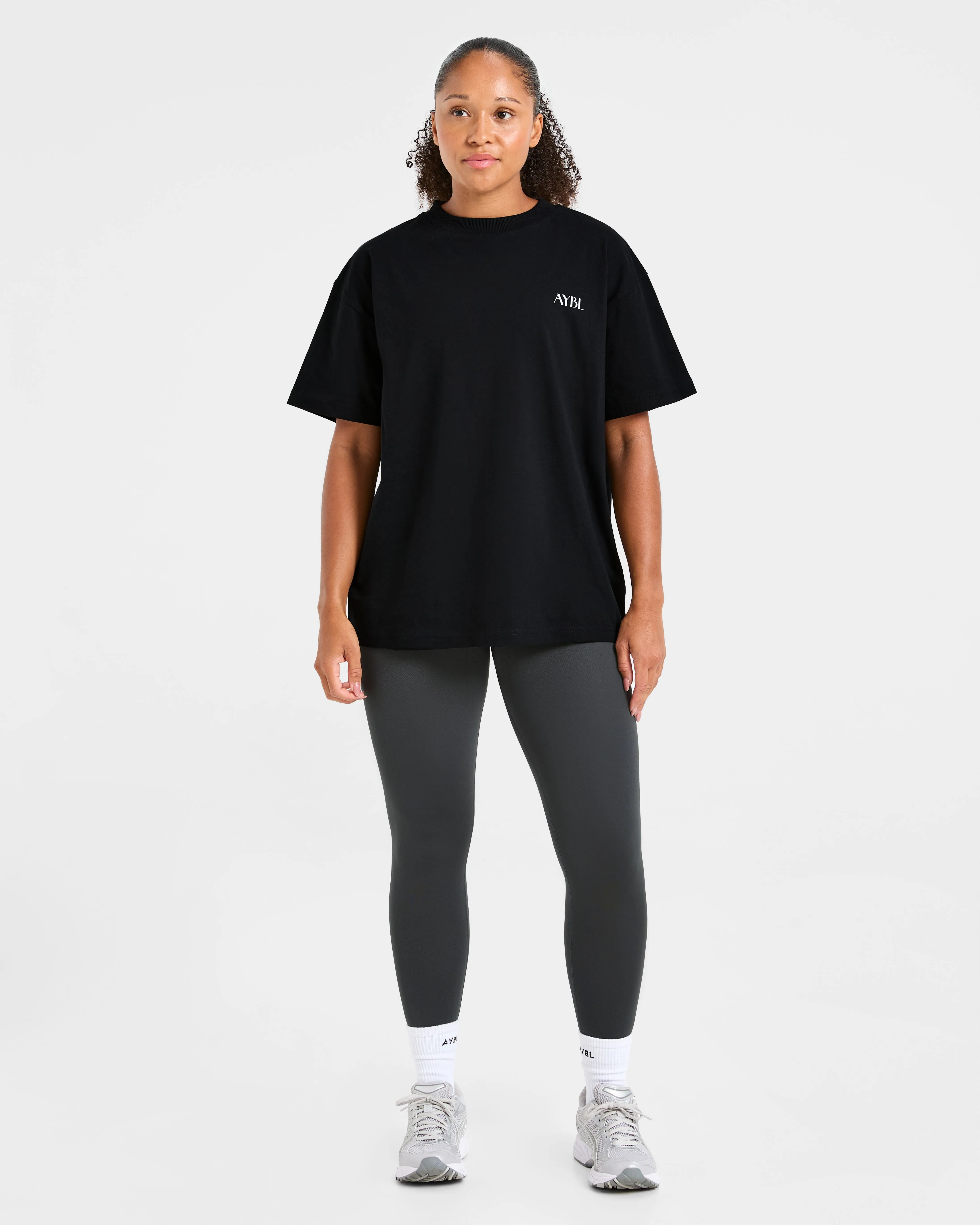 AYBL Wellness Oversized T Shirt - Black sold by AYBL product image thumbnail 3