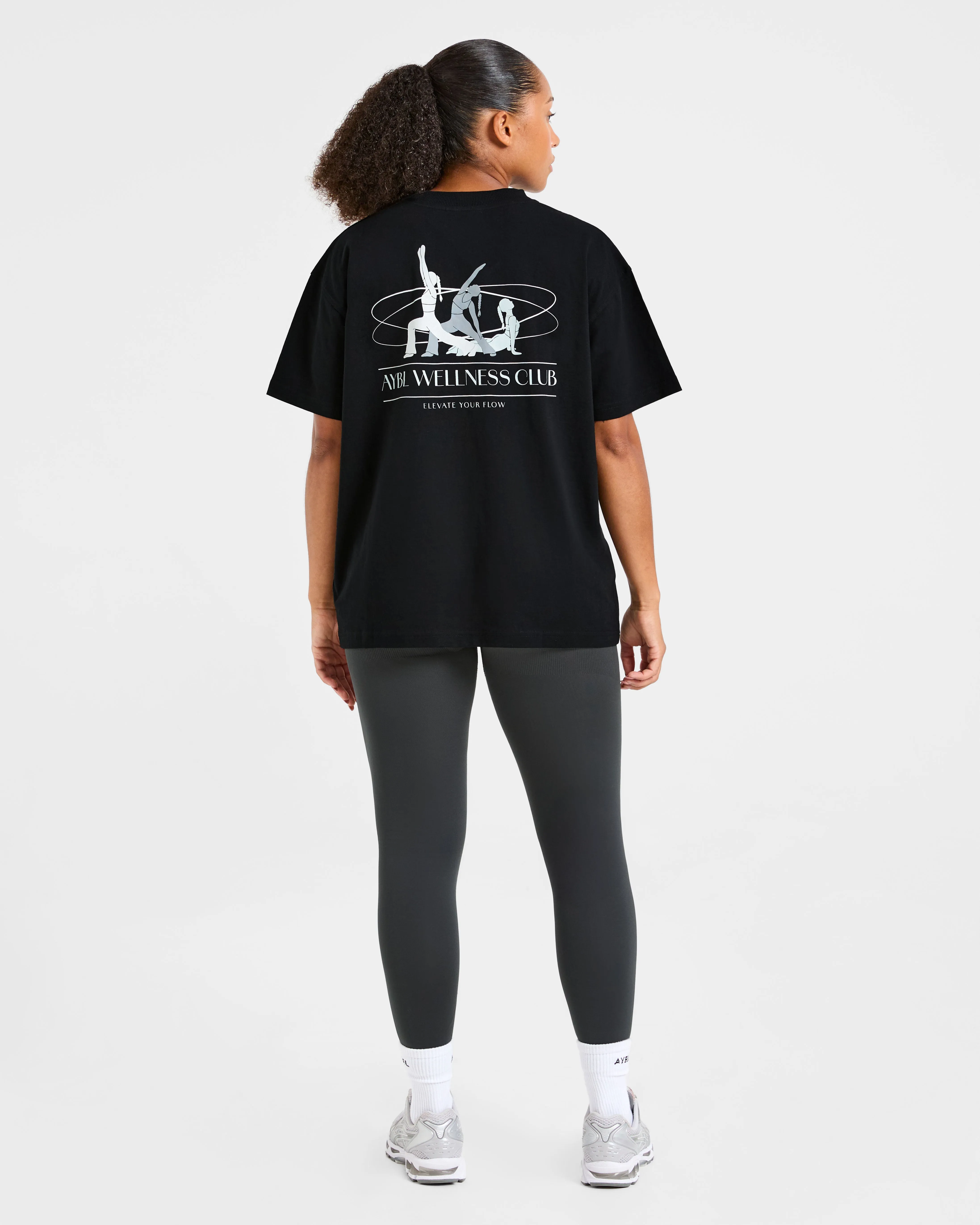 AYBL Wellness Oversized T Shirt - Black sold by AYBL product image thumbnail 4
