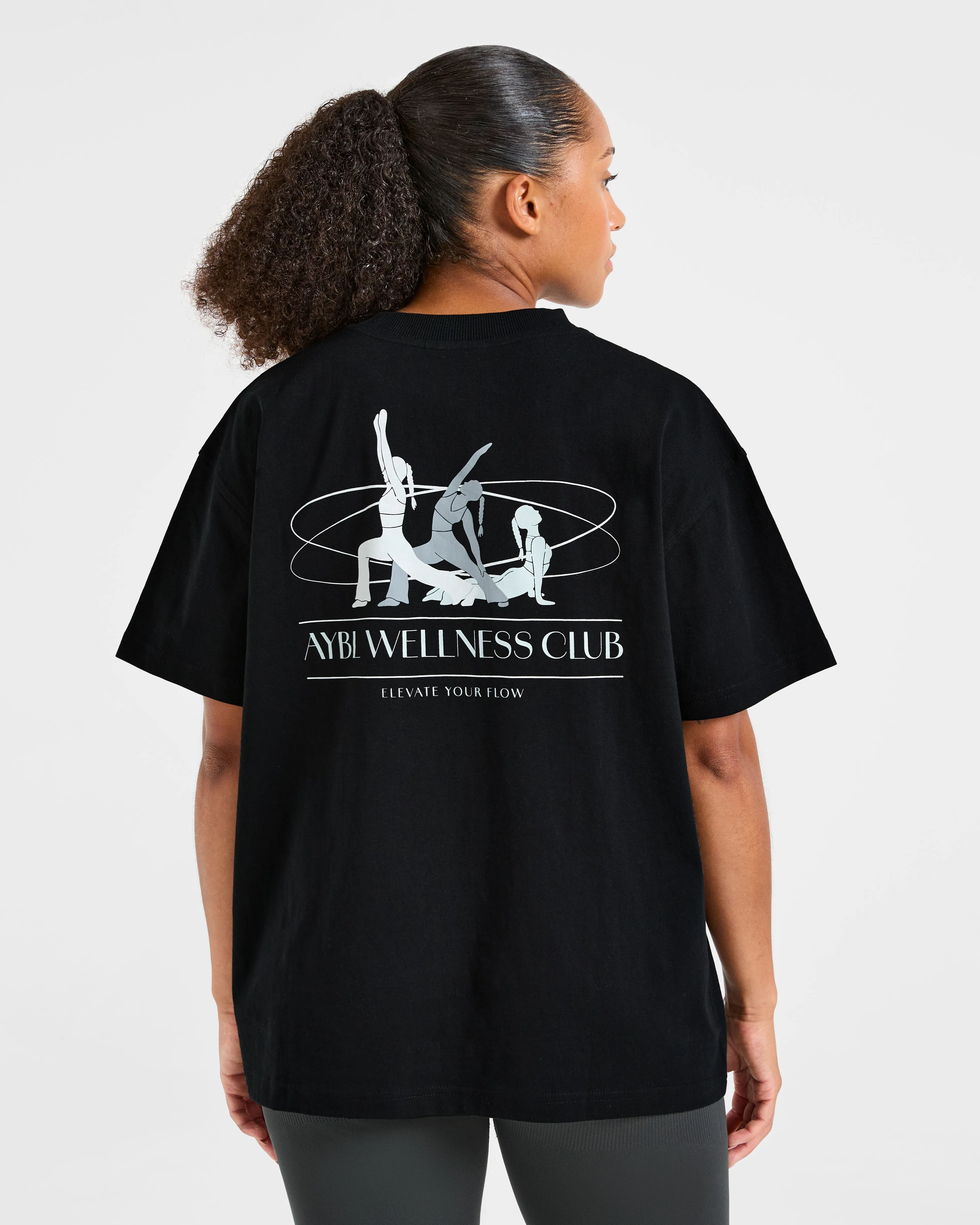 AYBL Wellness Oversized T Shirt - Black sold by AYBL