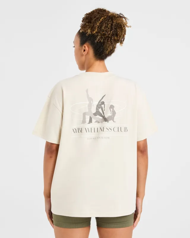 AYBL Wellness Oversized T Shirt - Beige sold by AYBL