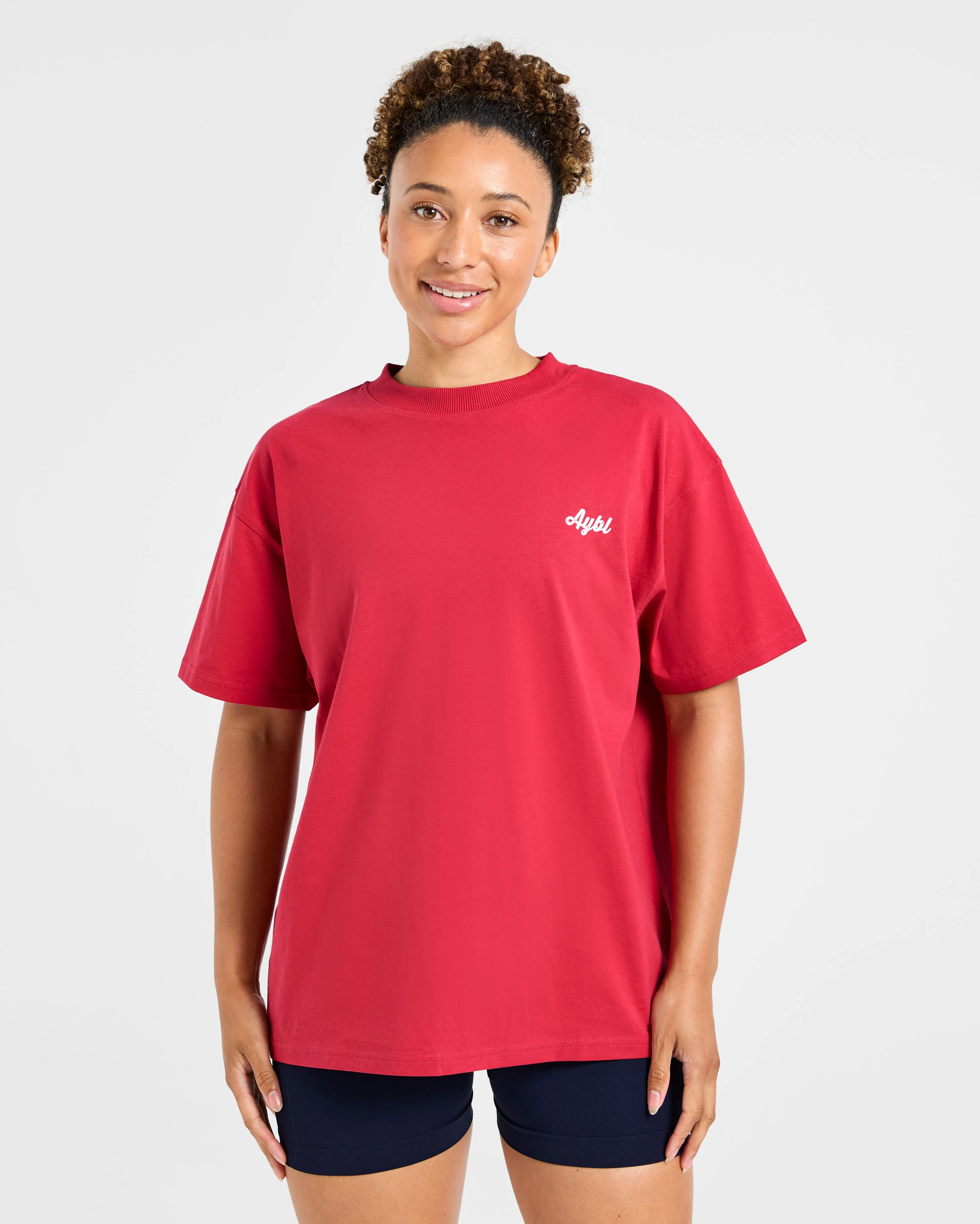 Retro Athletics Club Oversized T Shirt - Red/Blue sold by AYBL product image thumbnail 2