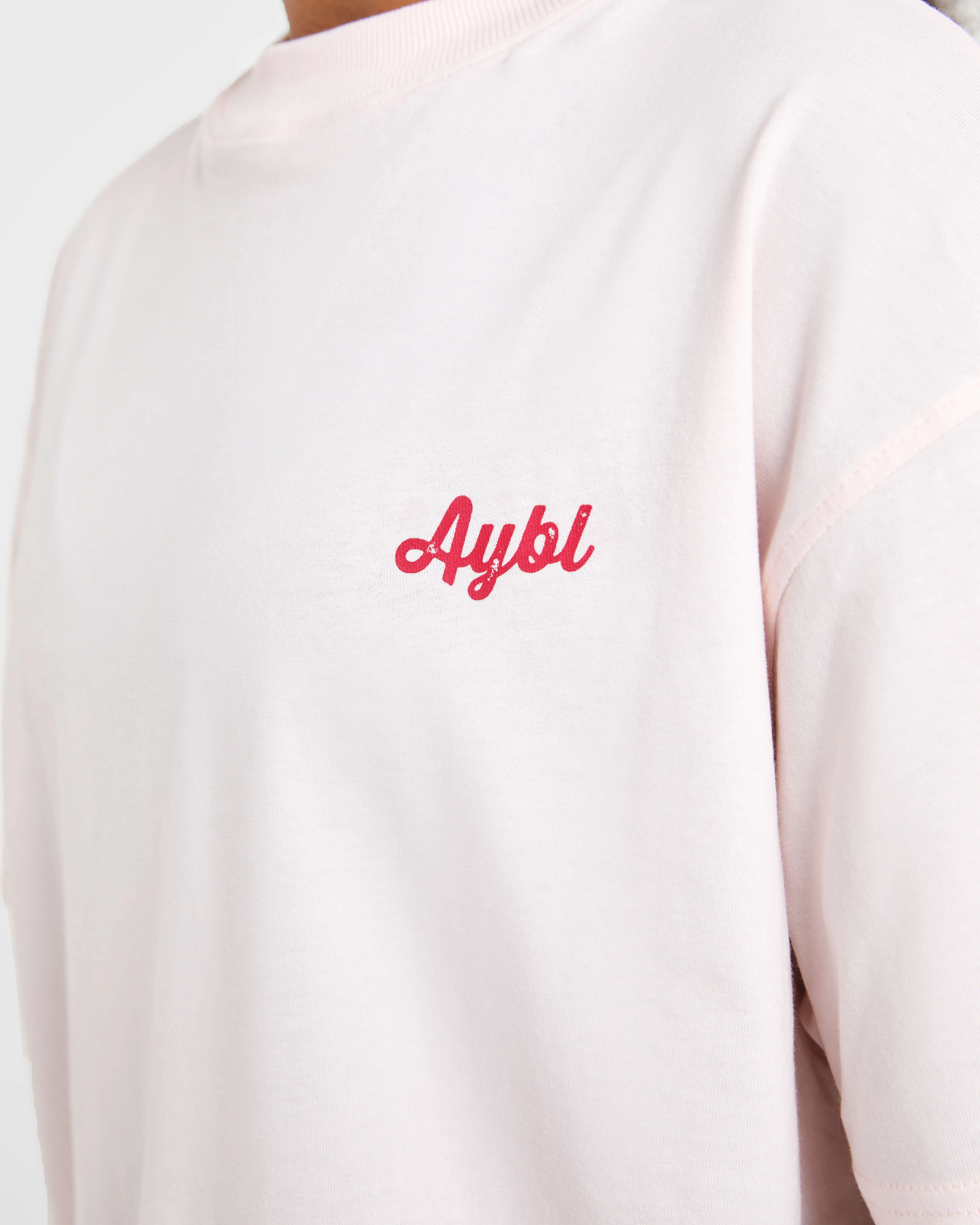 Retro Athletics Club Oversized T Shirt - Pink sold by AYBL product image thumbnail 5