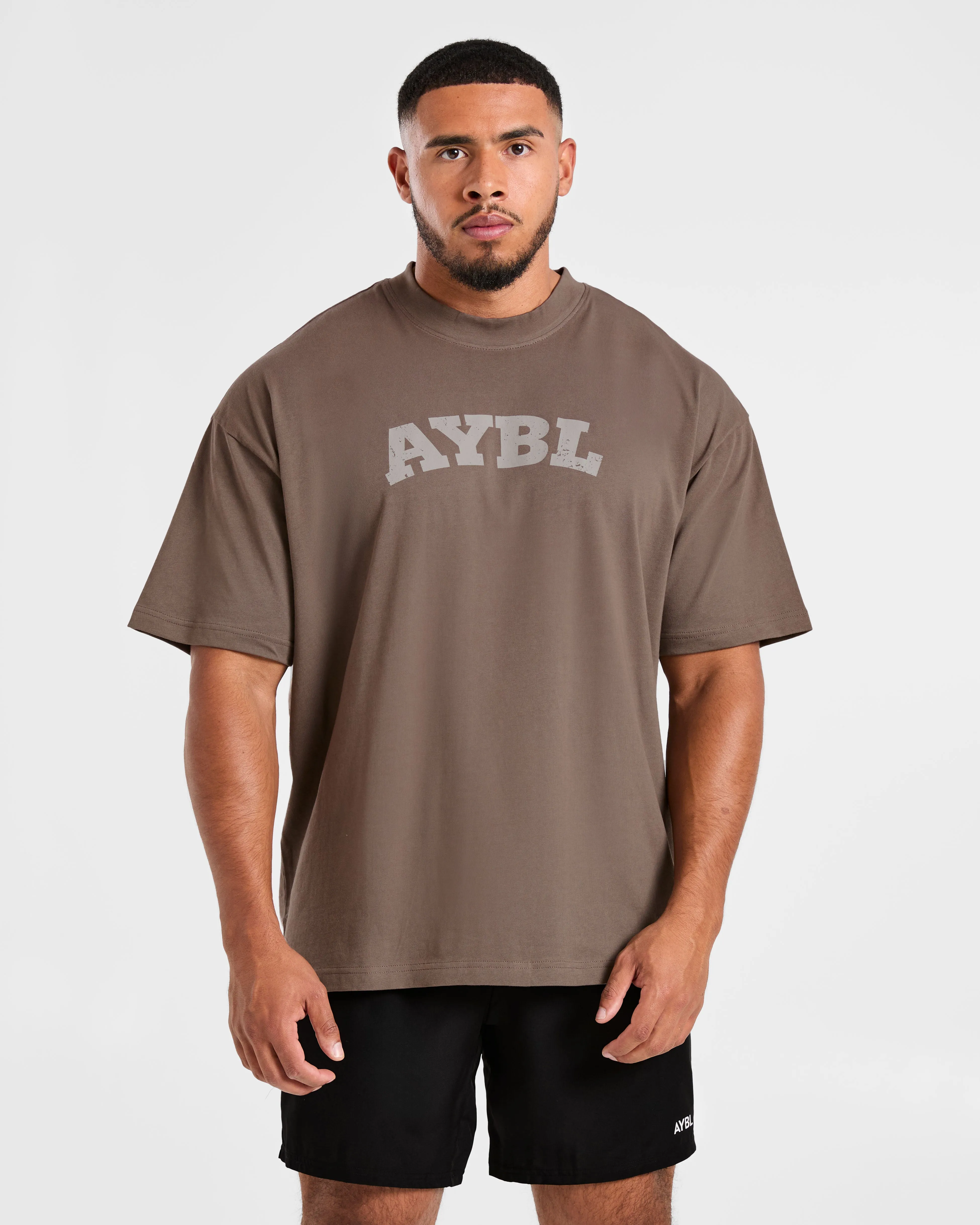 Elite Oversized T Shirt- Umber Brown sold by AYBL