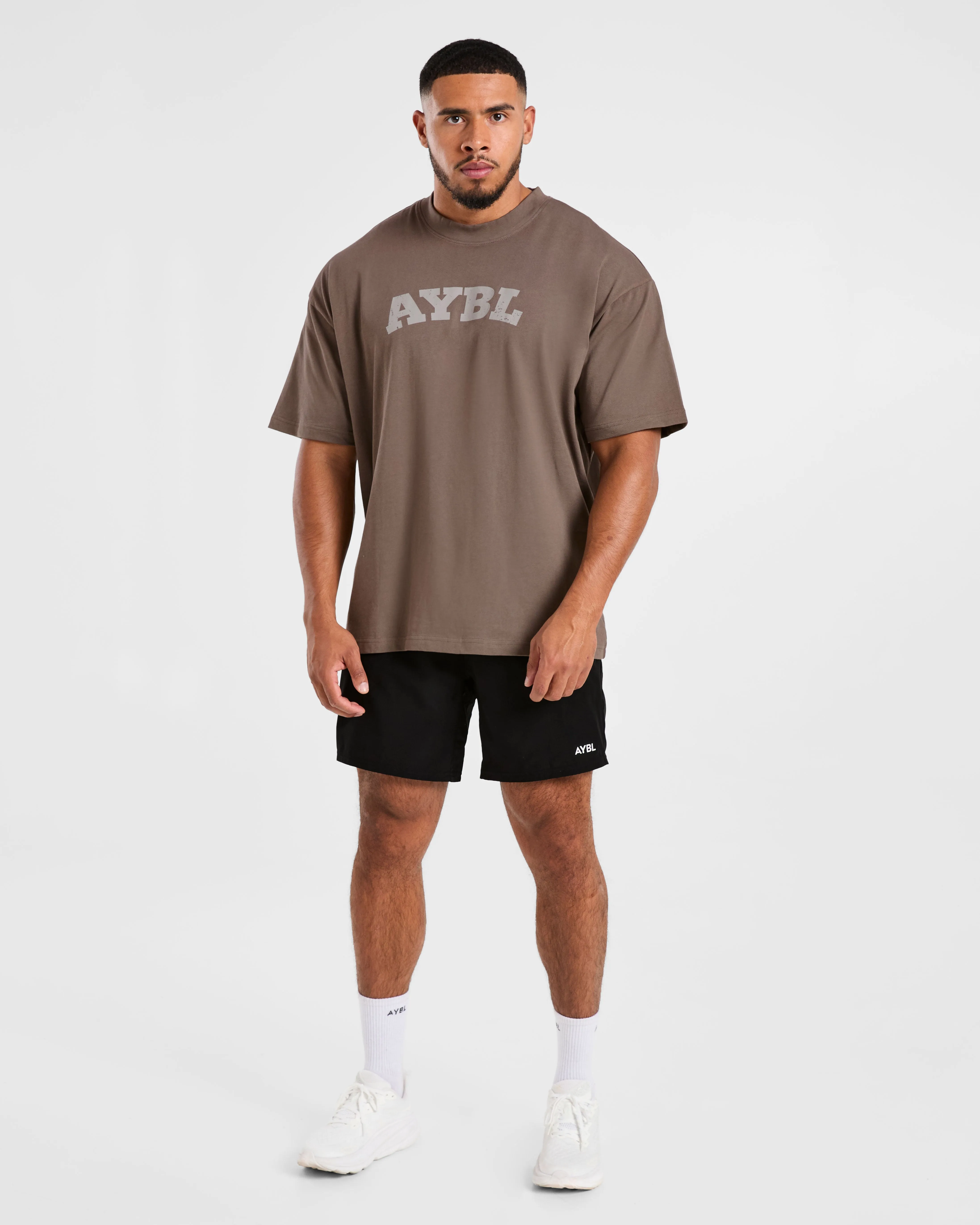 Elite Oversized T Shirt- Umber Brown sold by AYBL product image thumbnail 3