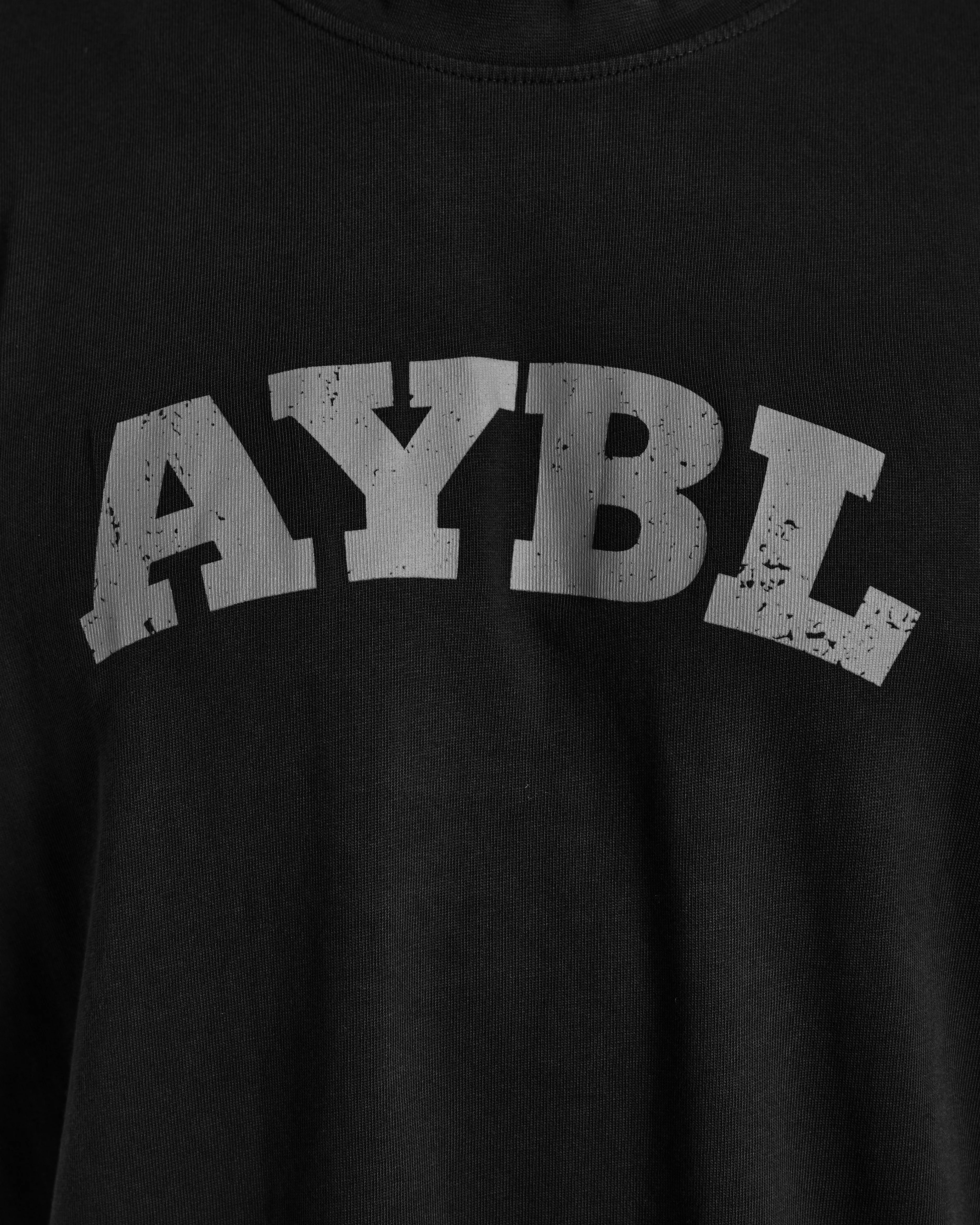 Elite Oversized T Shirt- Black/Charcoal sold by AYBL product image thumbnail 5