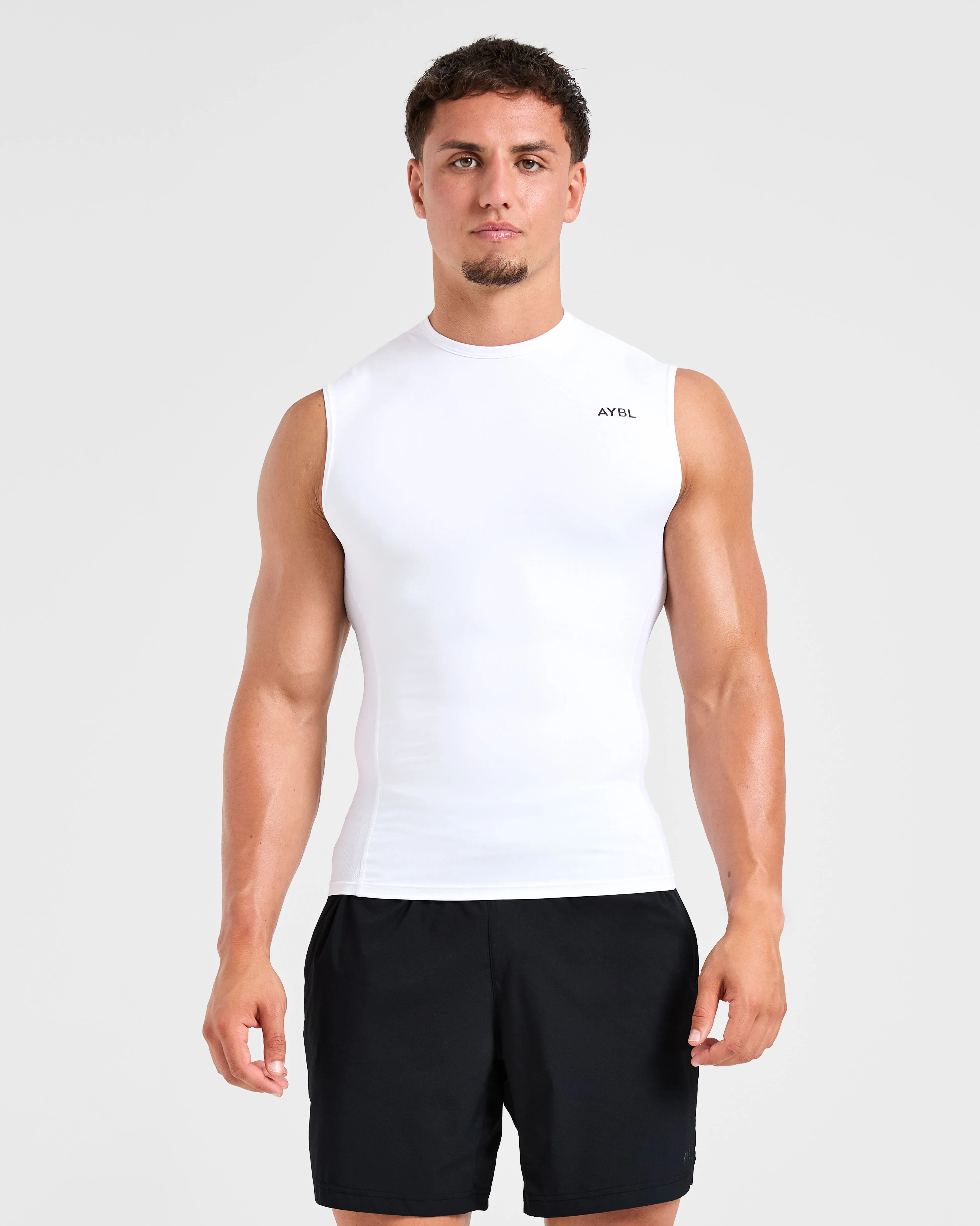 Compression Tank - White sold by AYBL