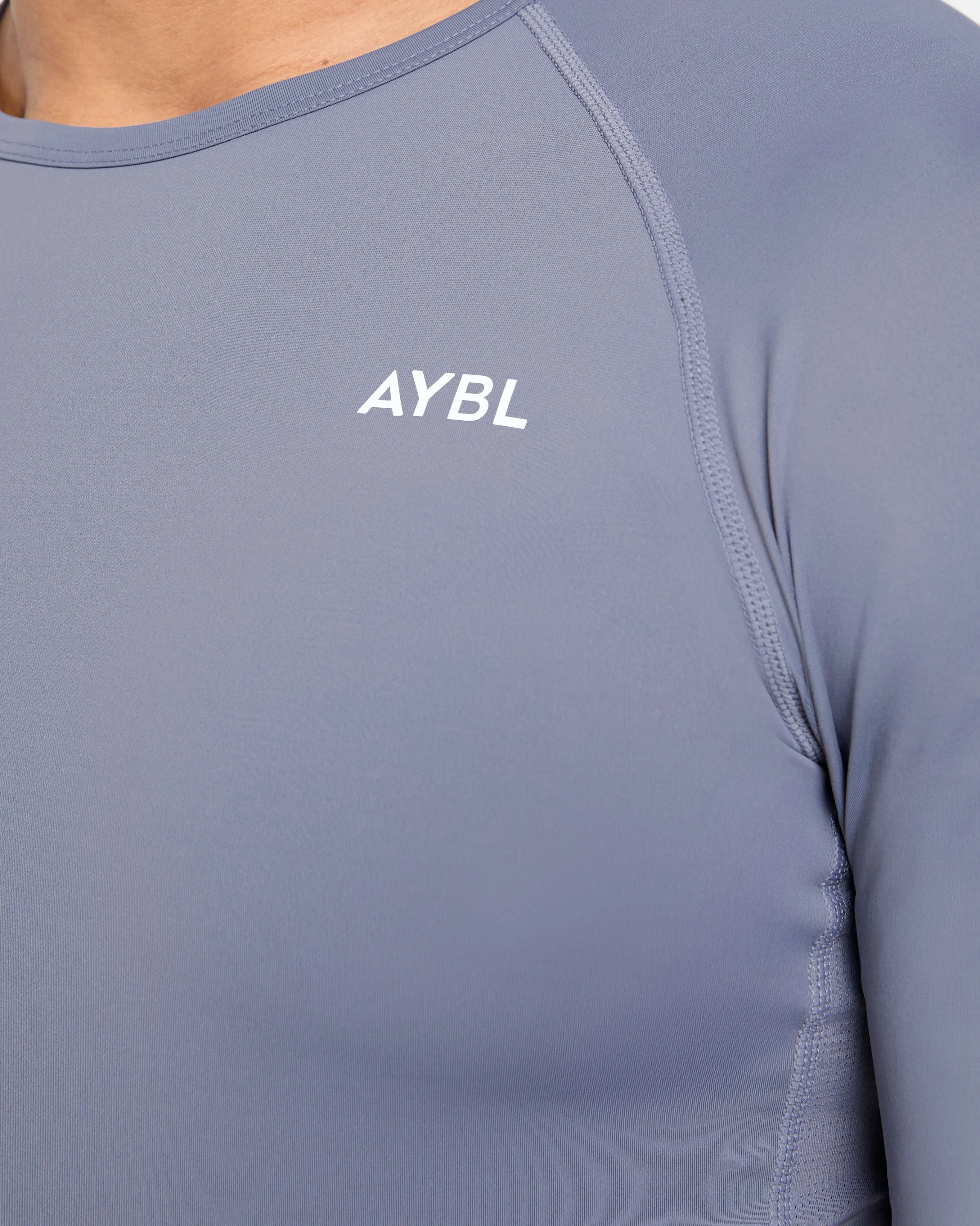Compression Long Sleeve T Shirt- Slate Grey sold by AYBL product image thumbnail 5
