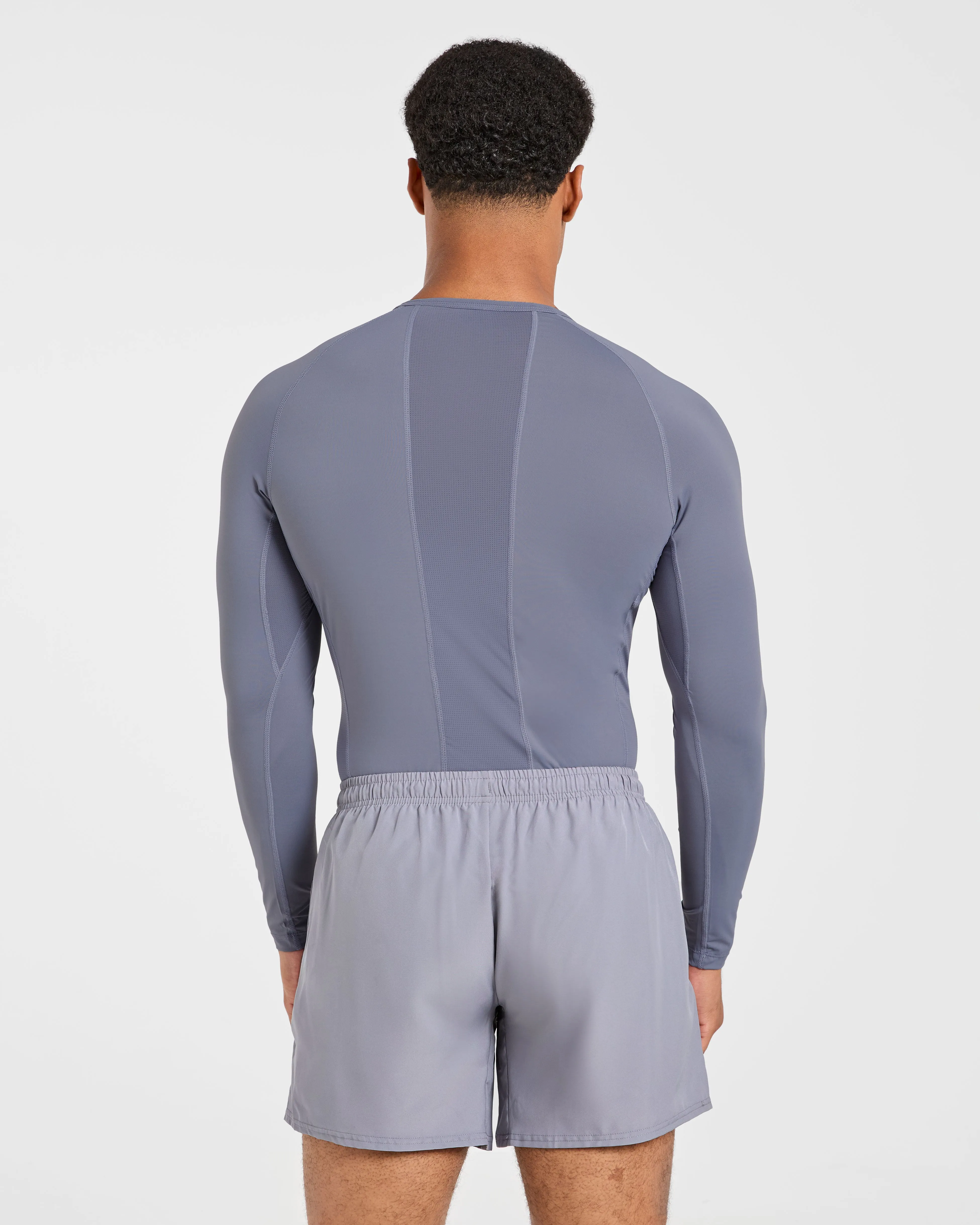 Compression Long Sleeve T Shirt- Slate Grey sold by AYBL product image thumbnail 2