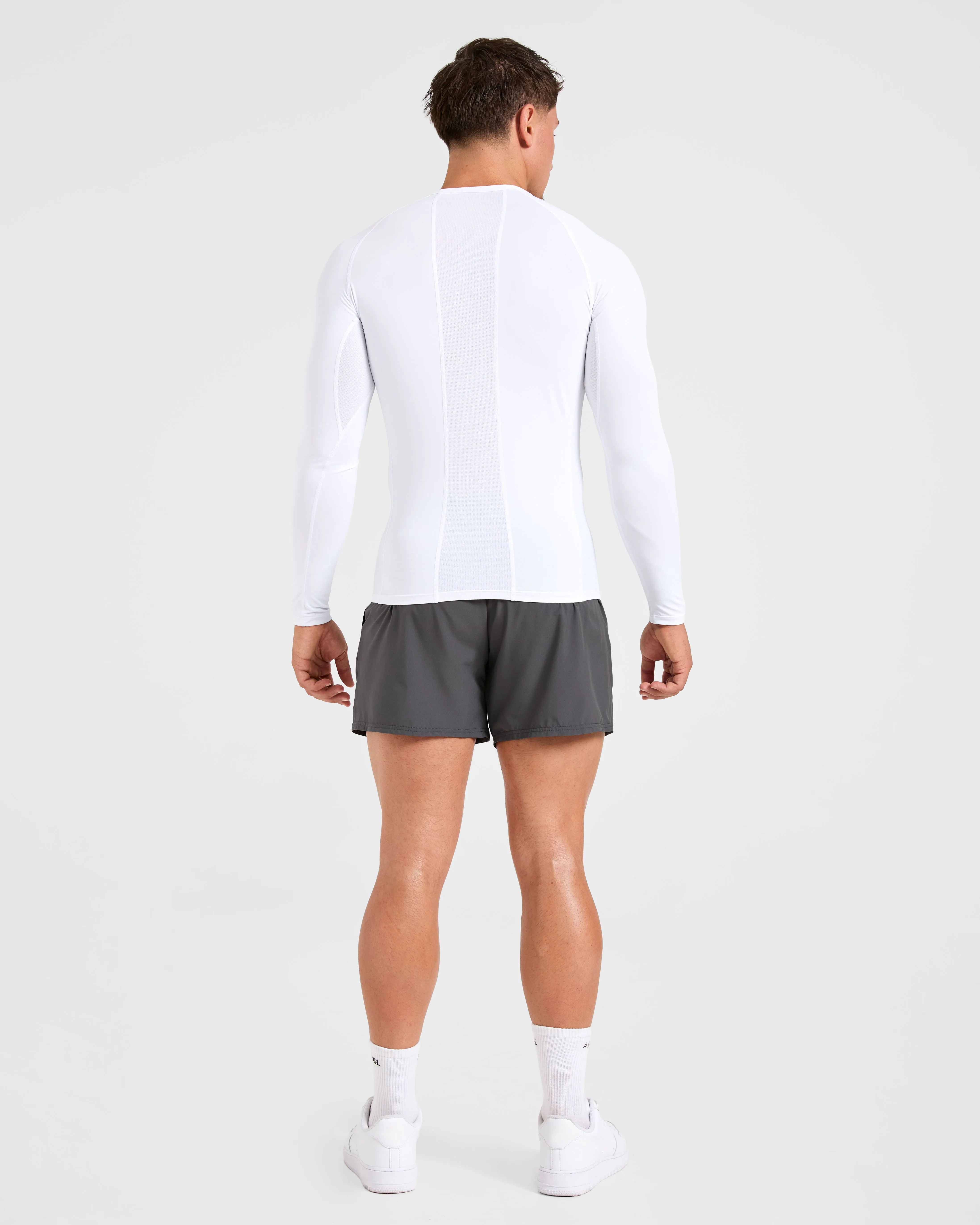 Compression Long Sleeve T Shirt - White sold by AYBL product image thumbnail 4