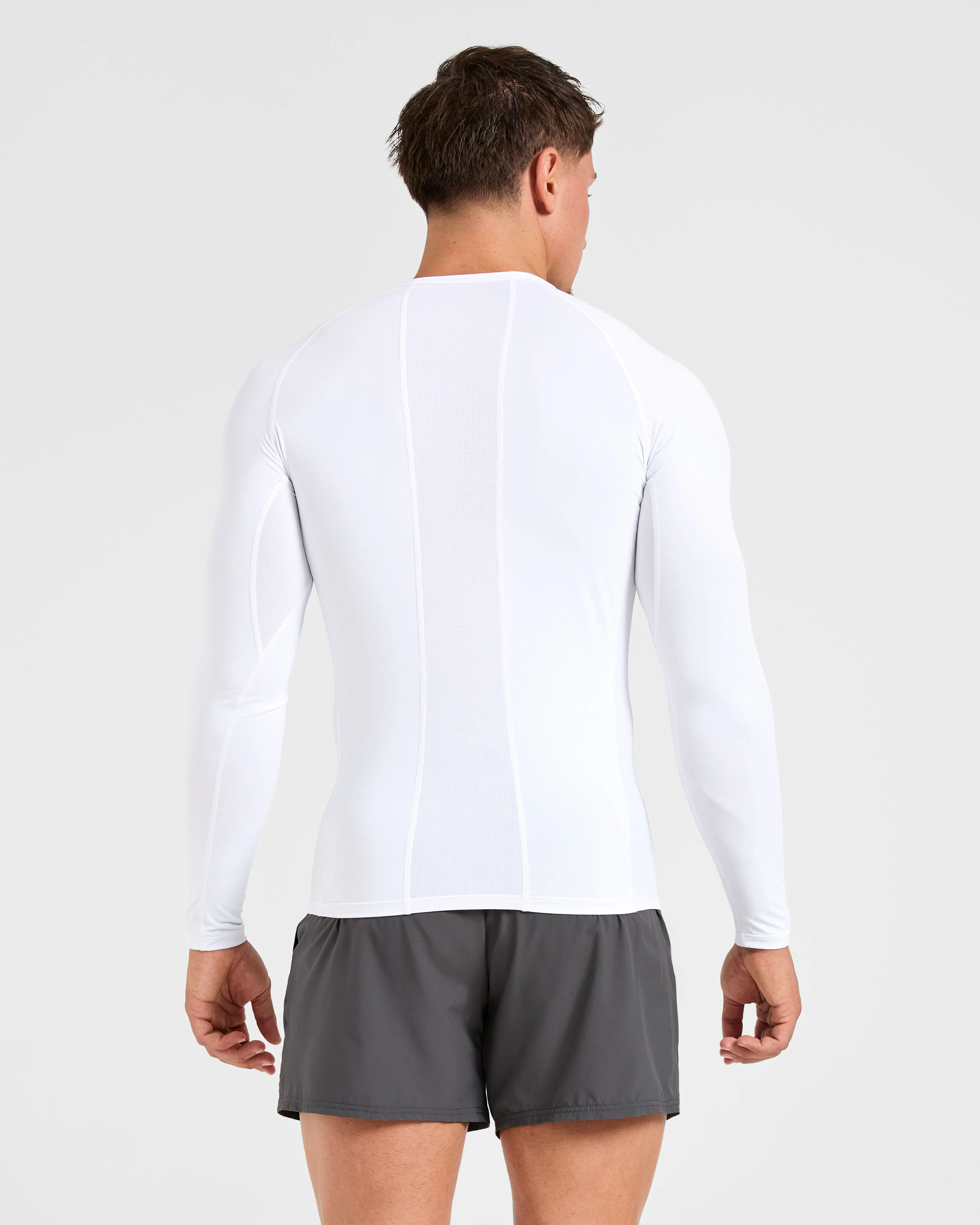 Compression Long Sleeve T Shirt - White sold by AYBL product image thumbnail 2