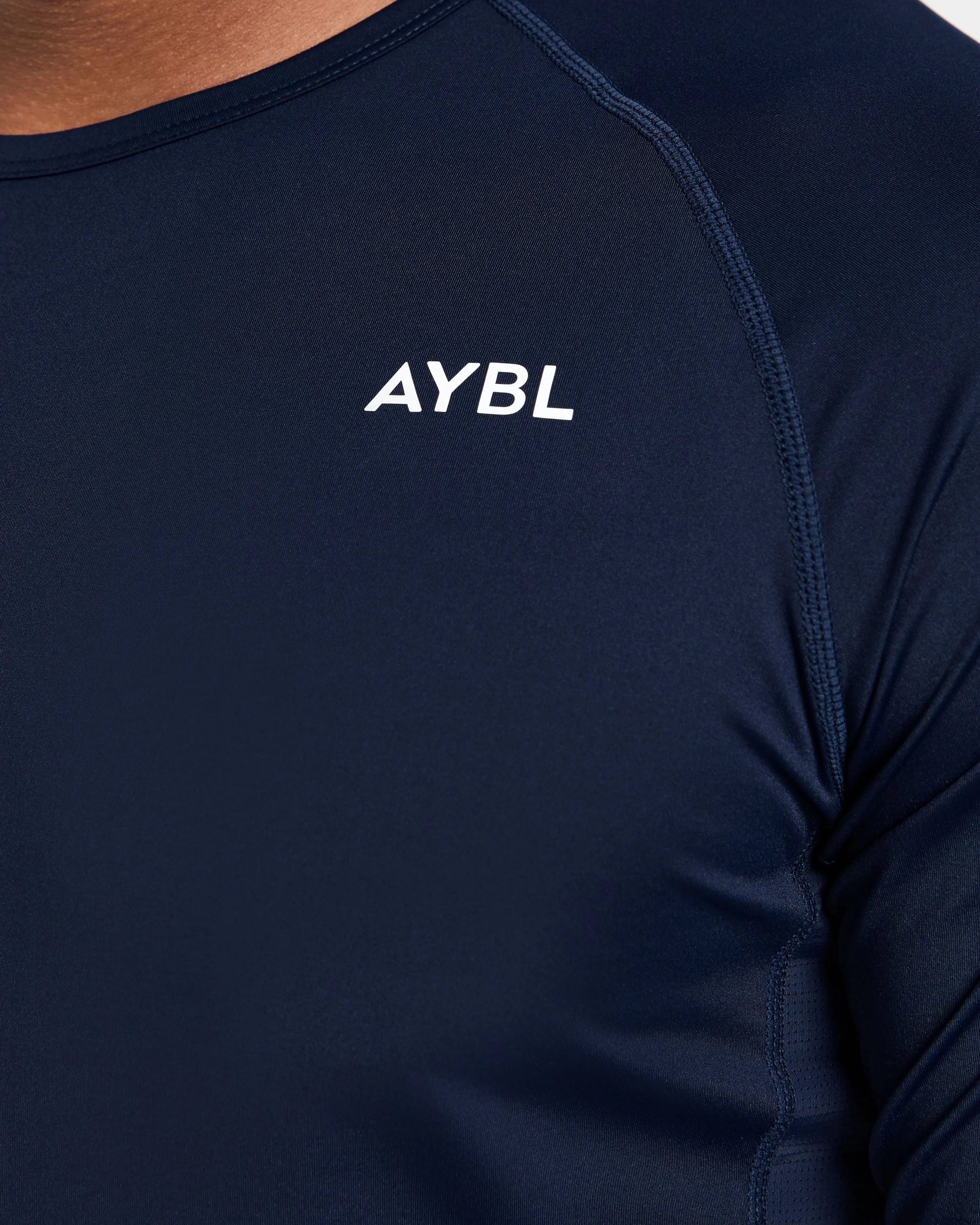 Compression Long Sleeve T Shirt - Navy sold by AYBL product image thumbnail 5