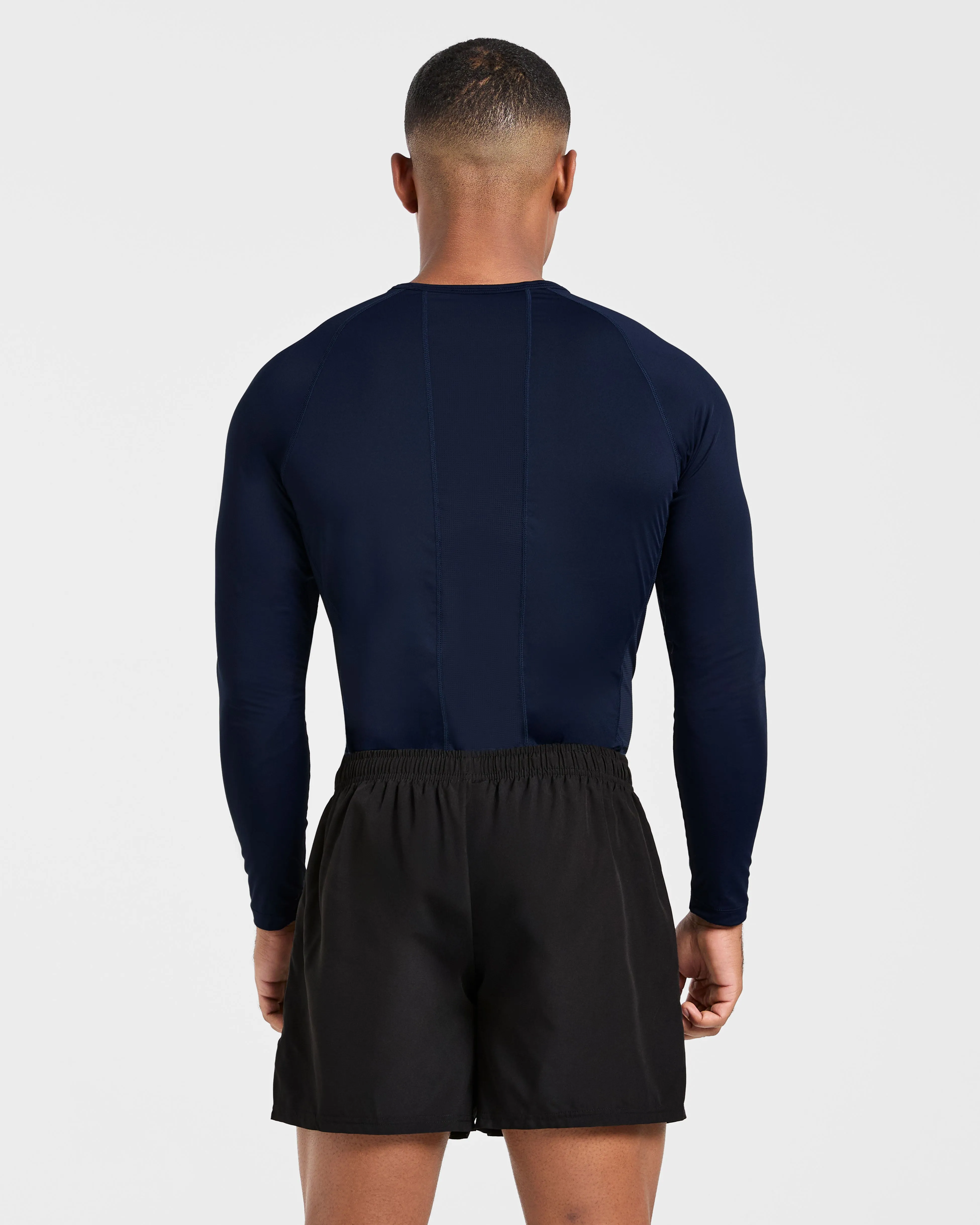 Compression Long Sleeve T Shirt - Navy sold by AYBL product image thumbnail 2