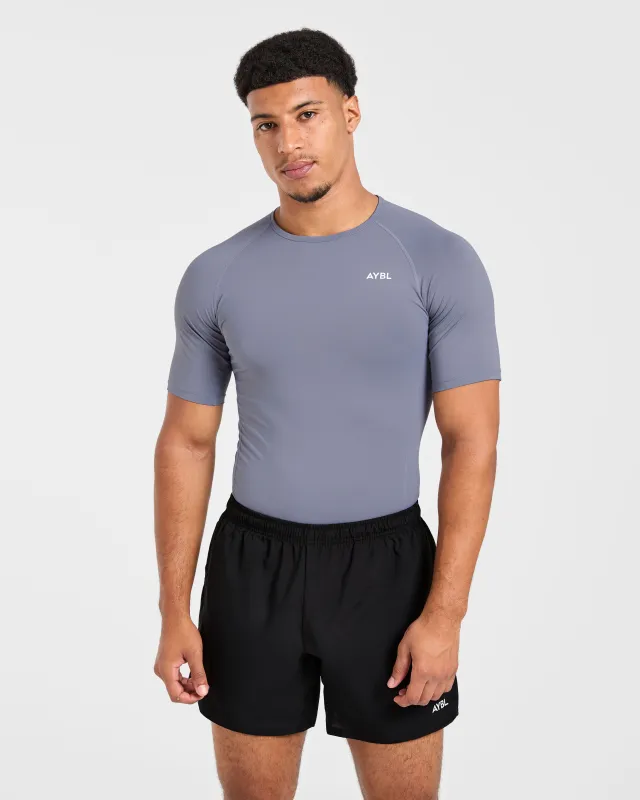 Compression T Shirt - Slate Grey sold by AYBL