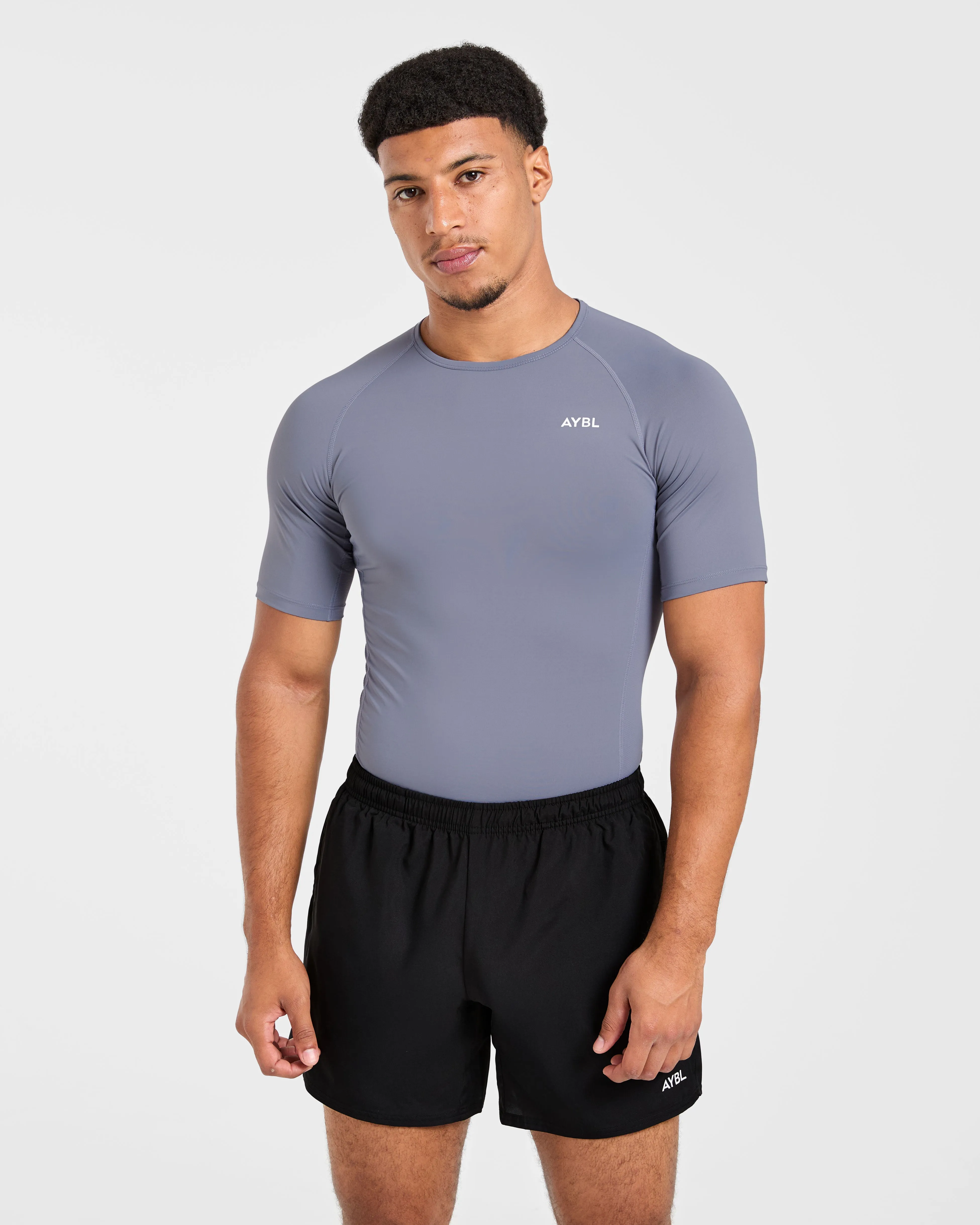 Compression T Shirt - Slate Grey sold by AYBL
