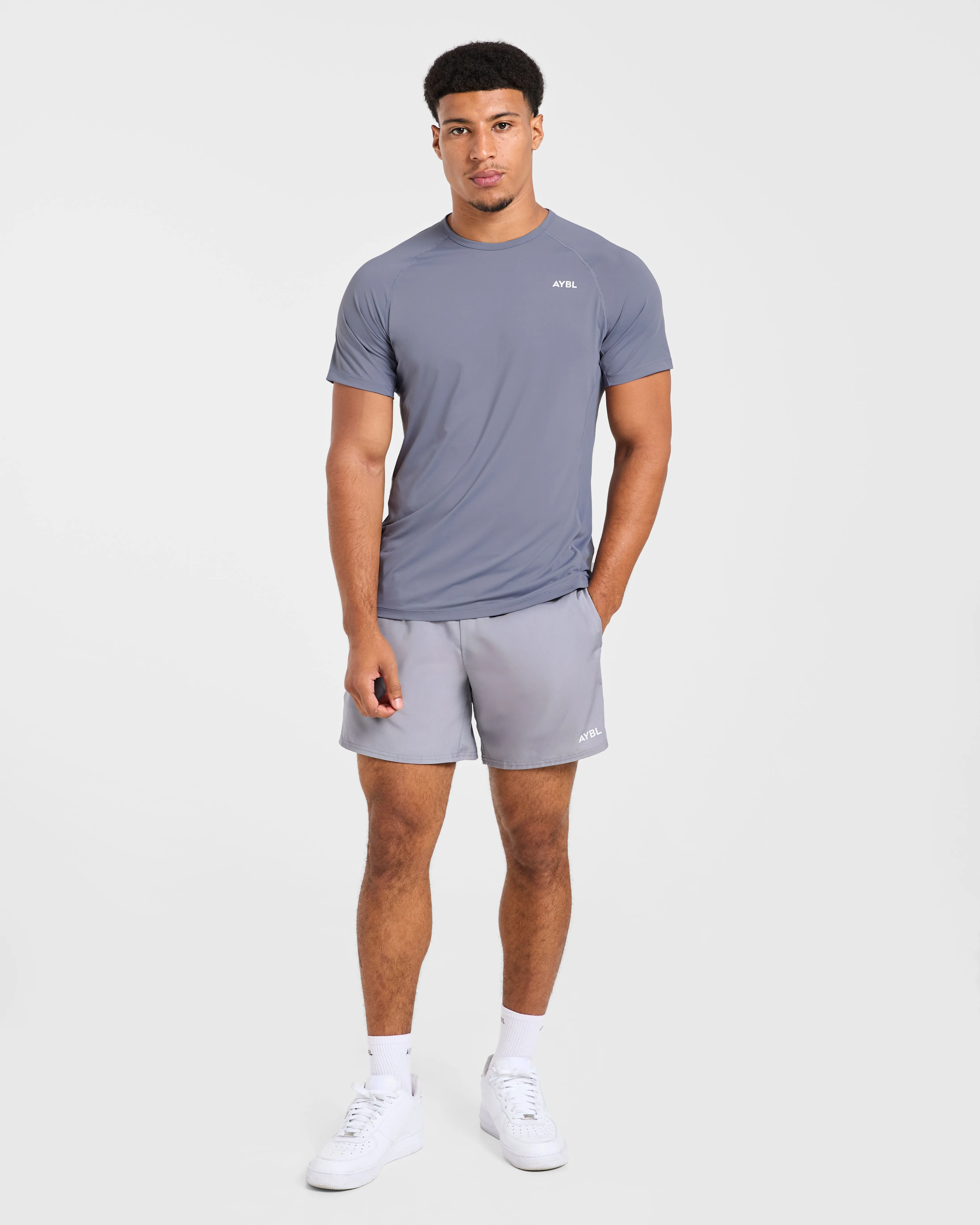 Compression Relaxed T Shirt - Slate Grey sold by AYBL product image thumbnail 3