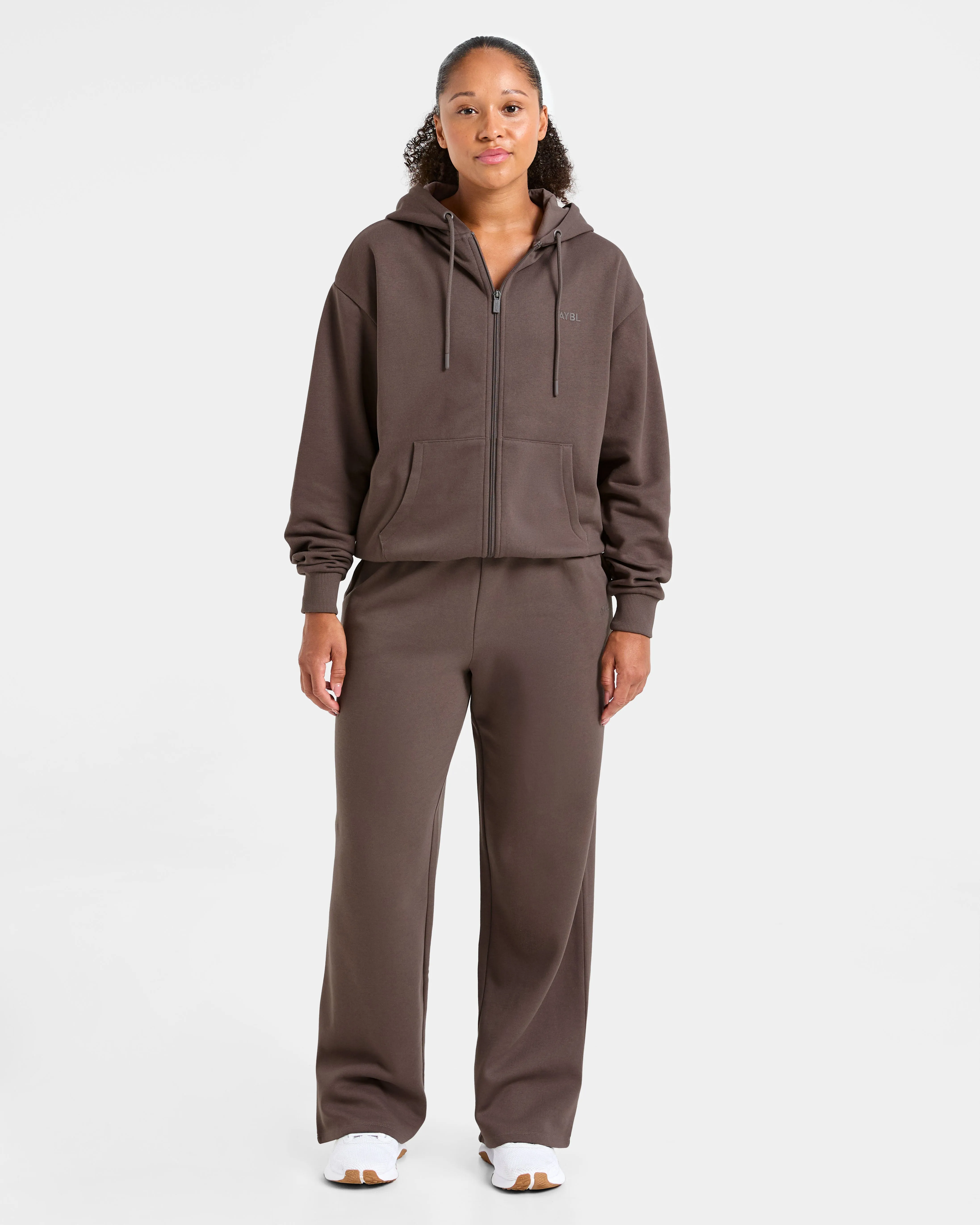 Lifestyle Oversized Straight Leg Joggers - Umber Brown sold by AYBL product image thumbnail 3