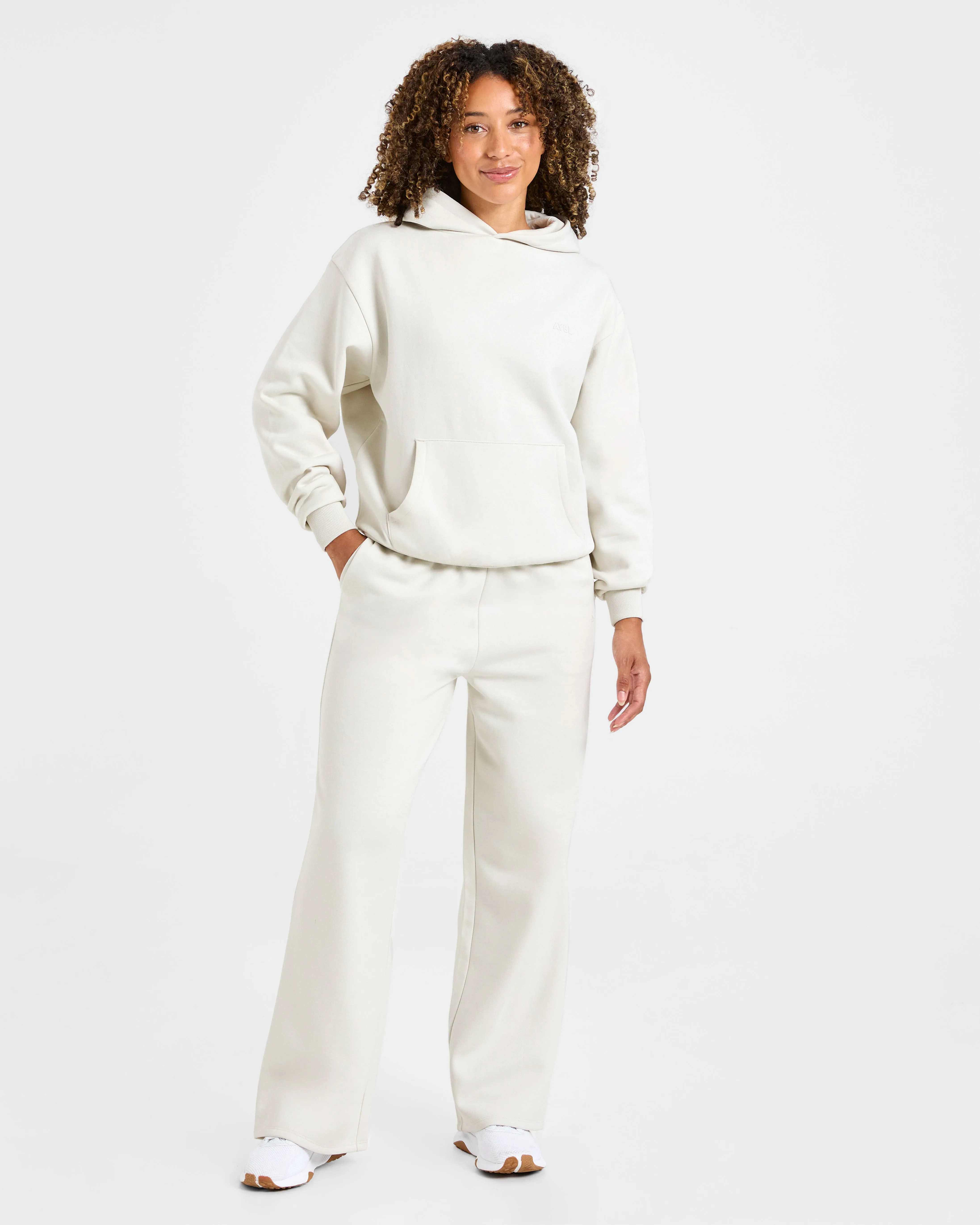Lifestyle Oversized Straight Leg Joggers - Off White sold by AYBL product image thumbnail 3