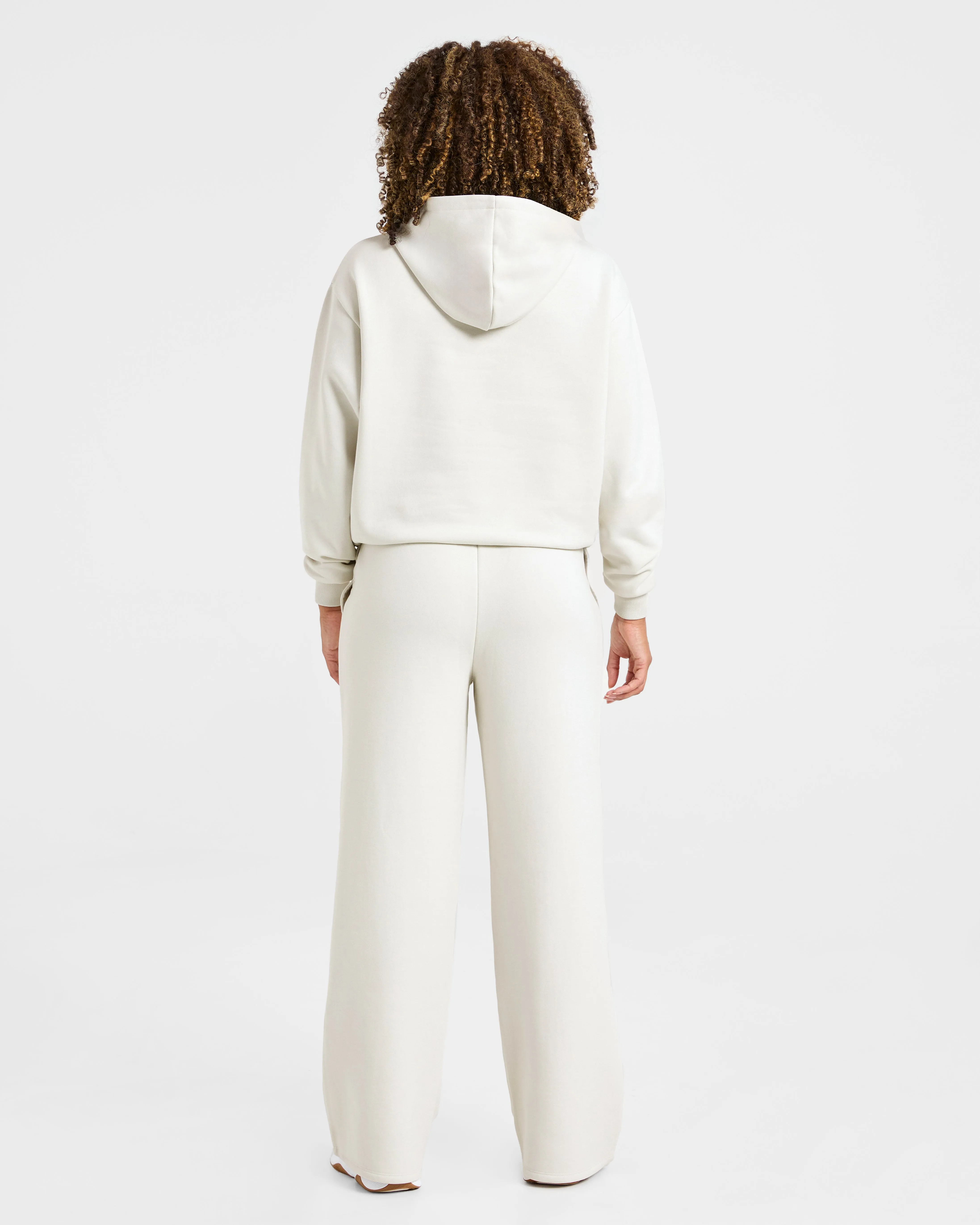Lifestyle Oversized Straight Leg Joggers - Off White sold by AYBL product image thumbnail 4