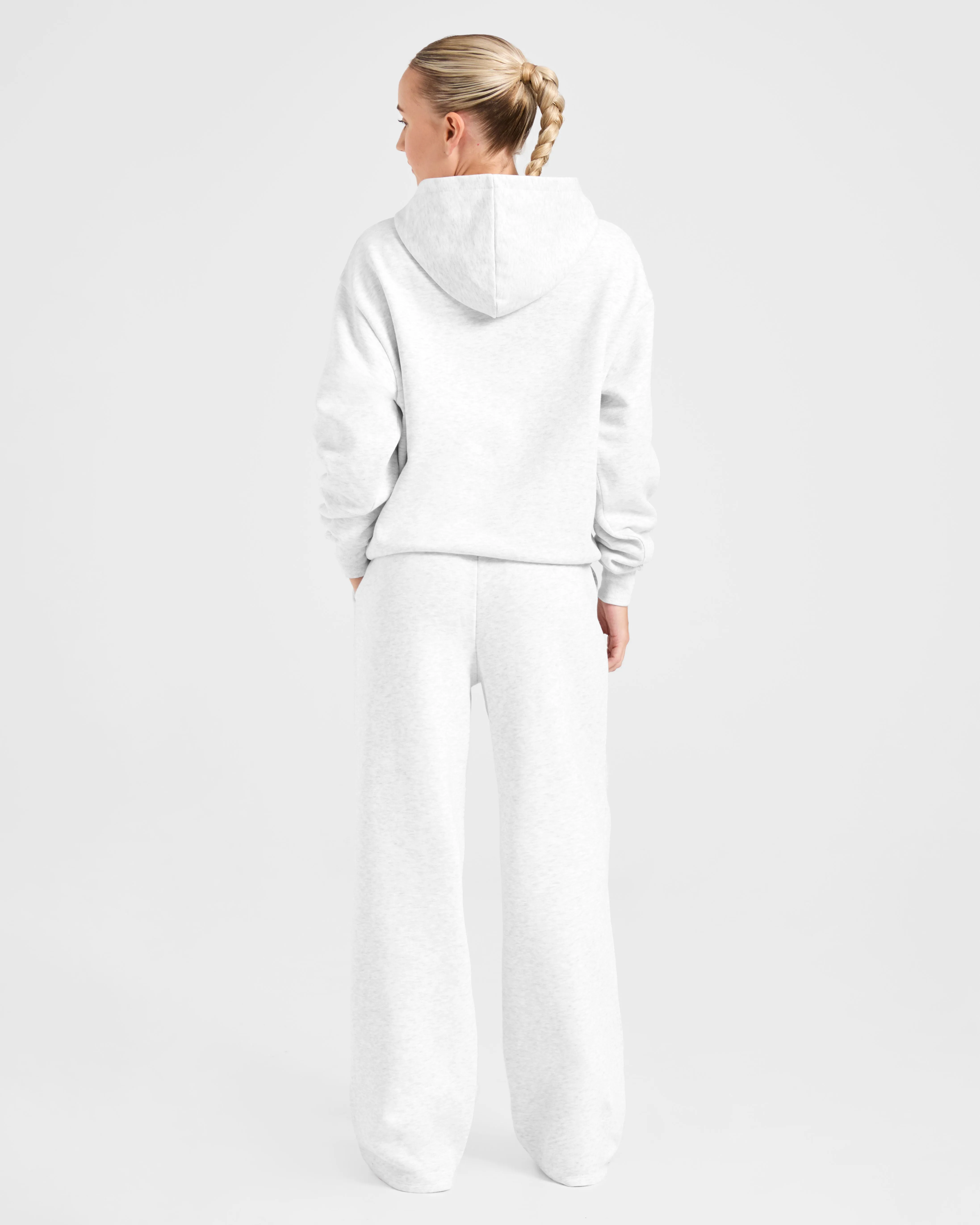 Lifestyle Oversized Straight Leg Joggers - Heather Grey sold by AYBL product image thumbnail 4