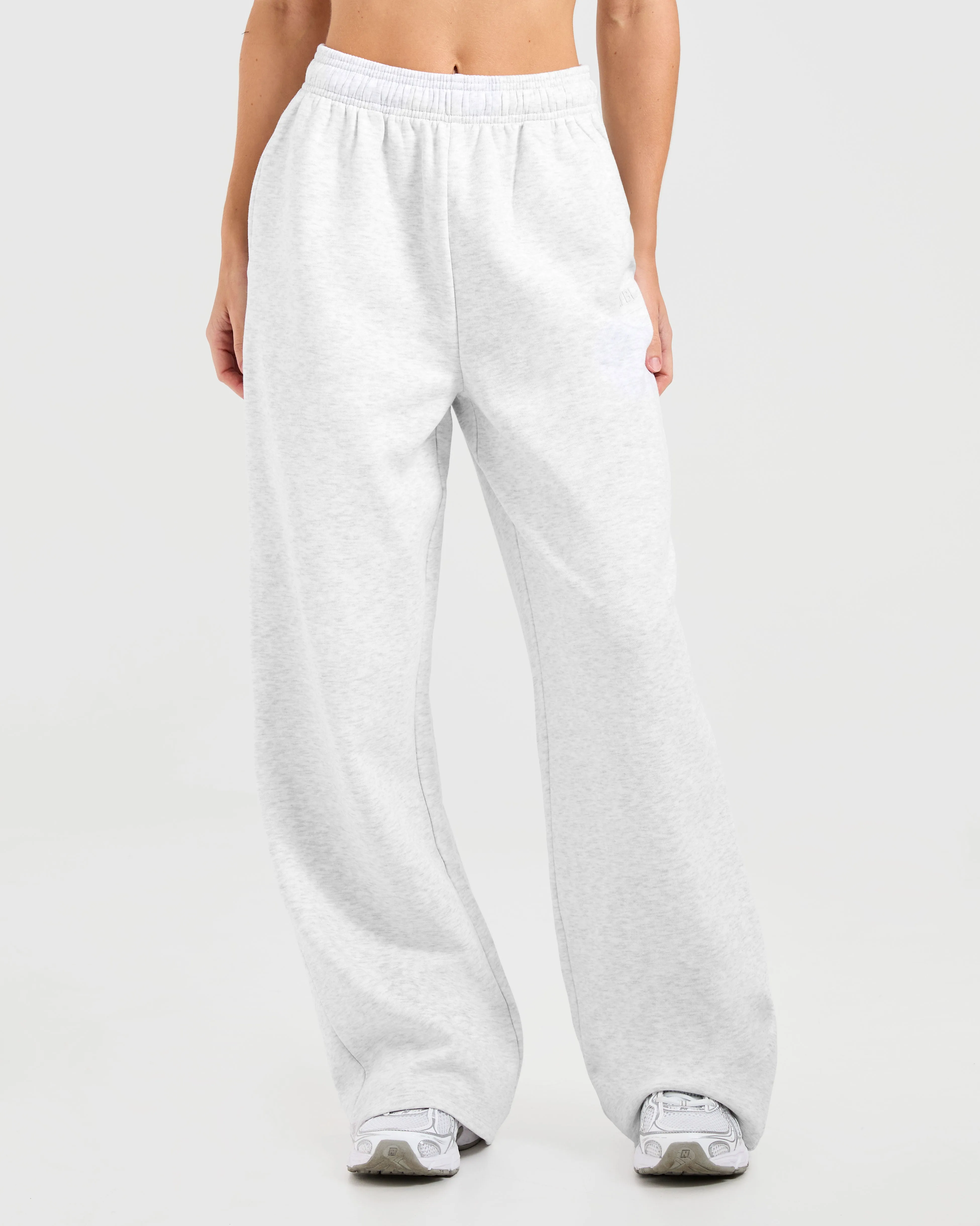 Lifestyle Oversized Straight Leg Joggers - Heather Grey sold by AYBL
