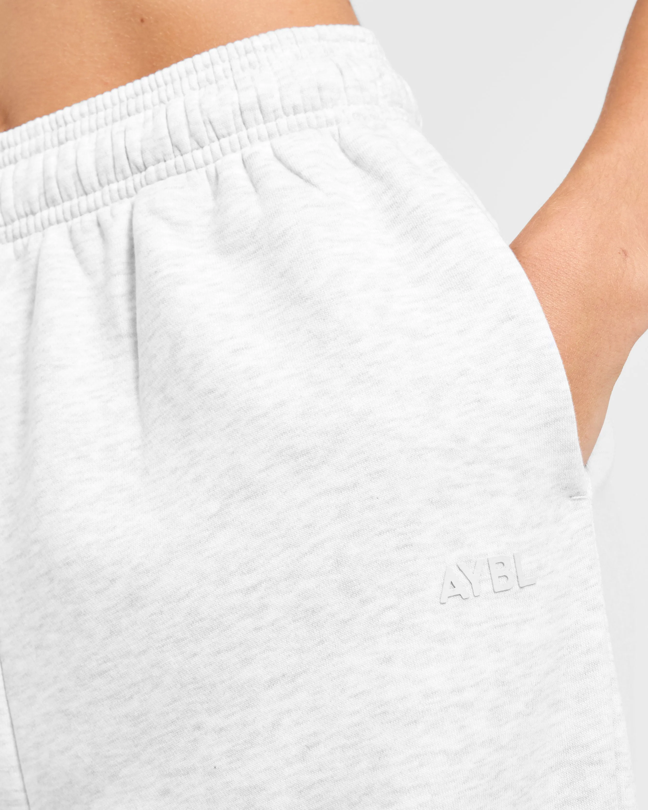 Lifestyle Oversized Straight Leg Joggers - Heather Grey sold by AYBL product image thumbnail 5