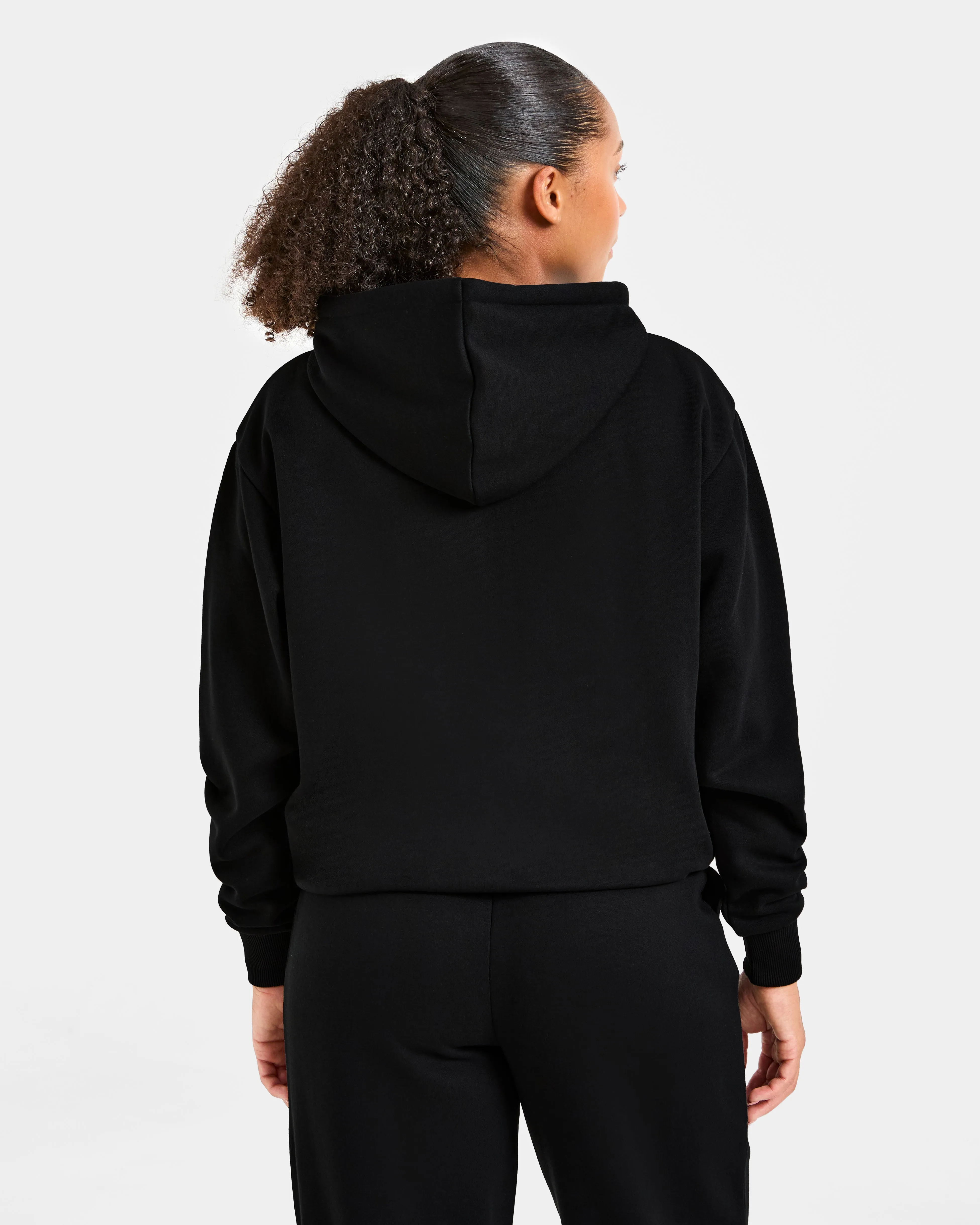 Lifestyle Oversized Zip Up Hoodie - Black sold by AYBL product image thumbnail 2