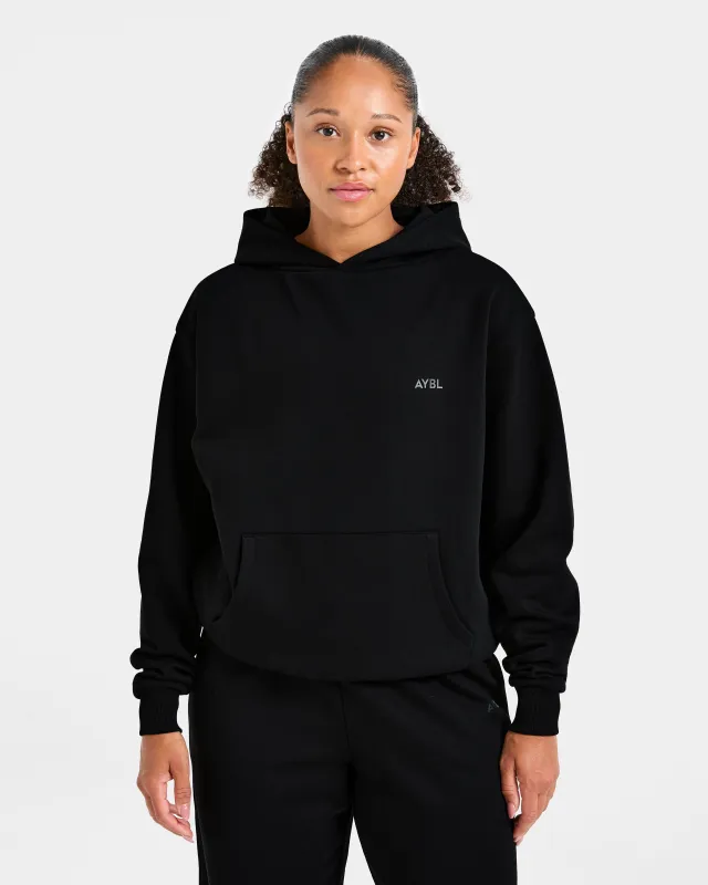 Lifestyle Oversized Hoodie - Black sold by AYBL