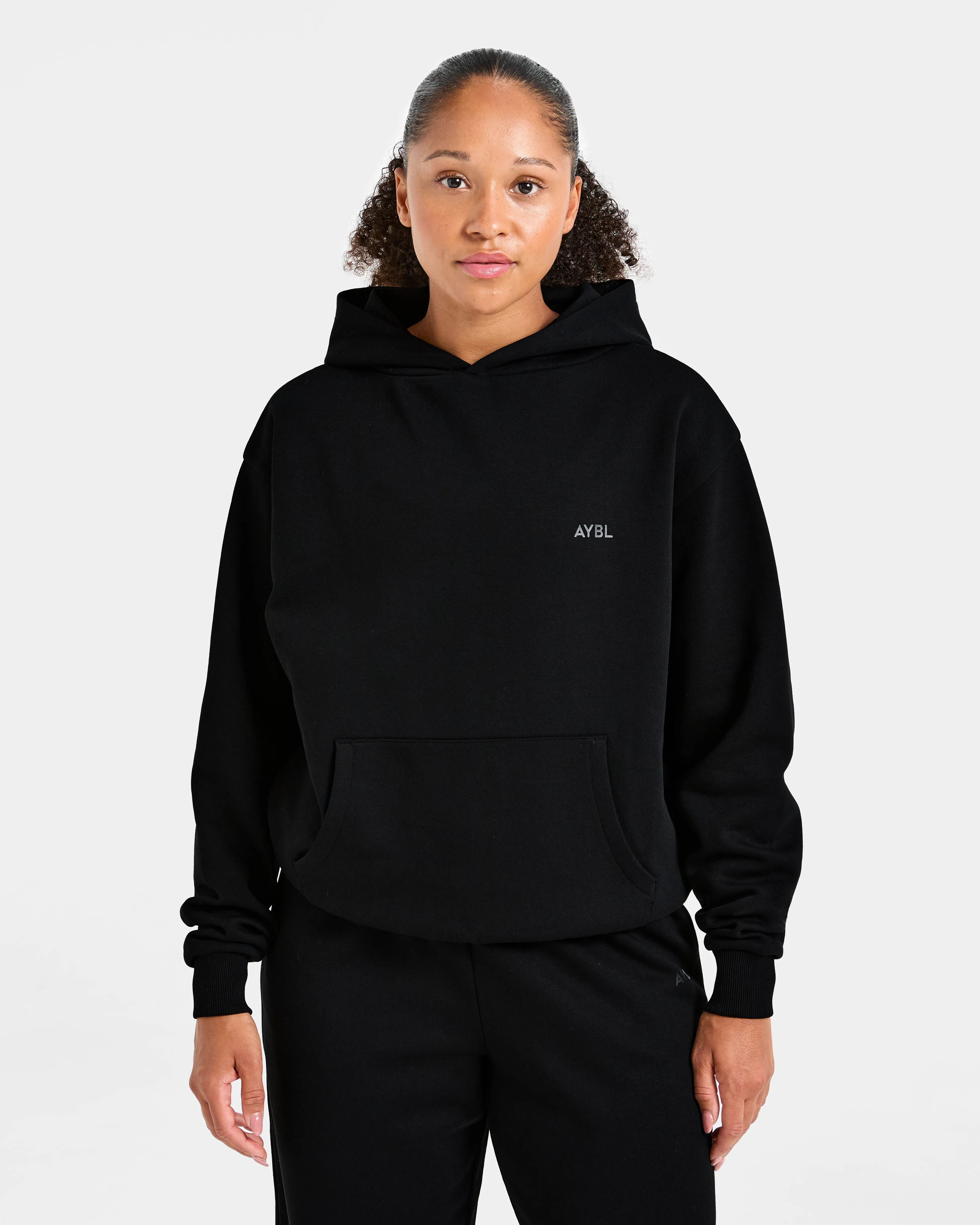Lifestyle Oversized Hoodie - Black sold by AYBL