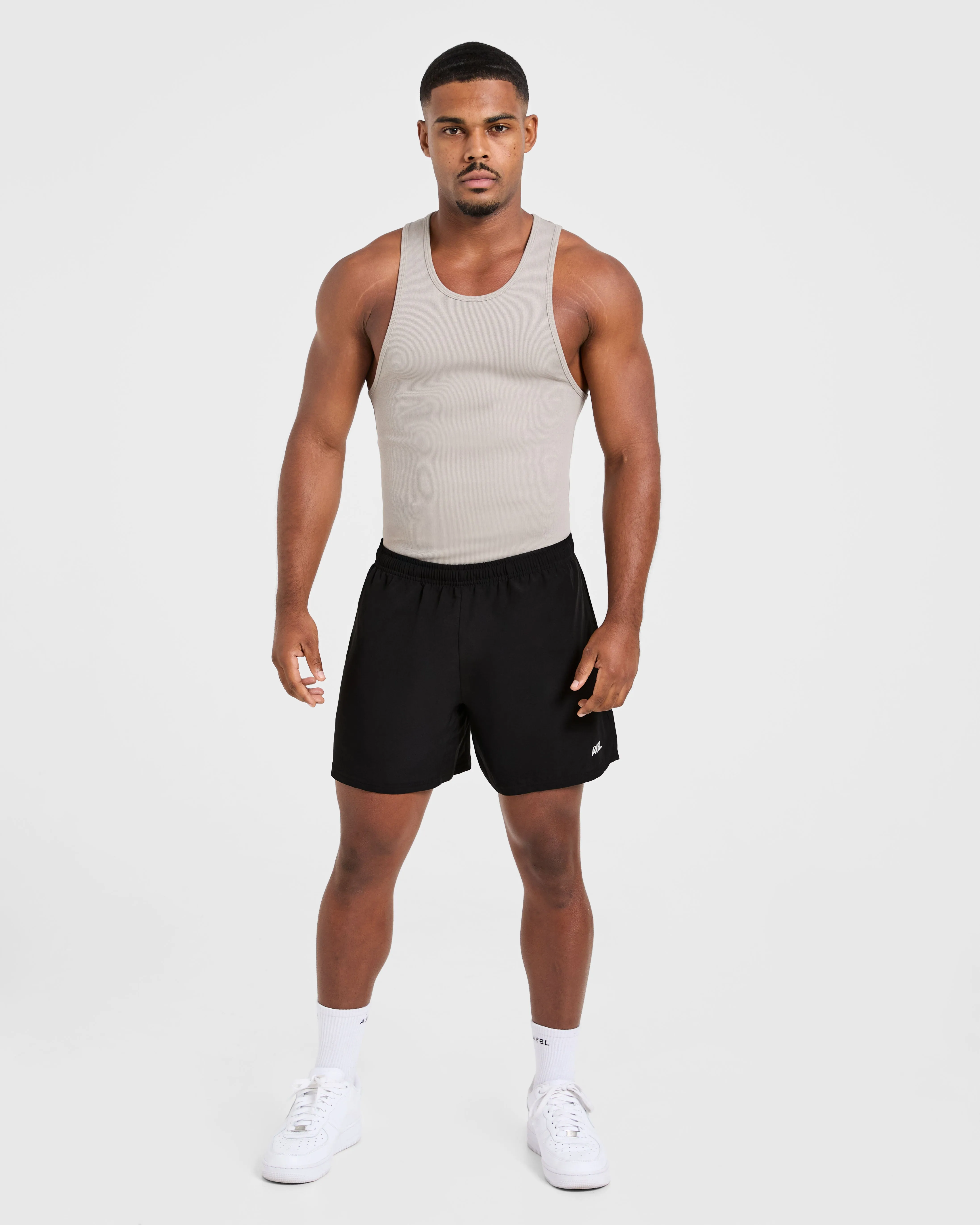 Muscle Ribbed Tank - Cloud Grey sold by AYBL product image thumbnail 3