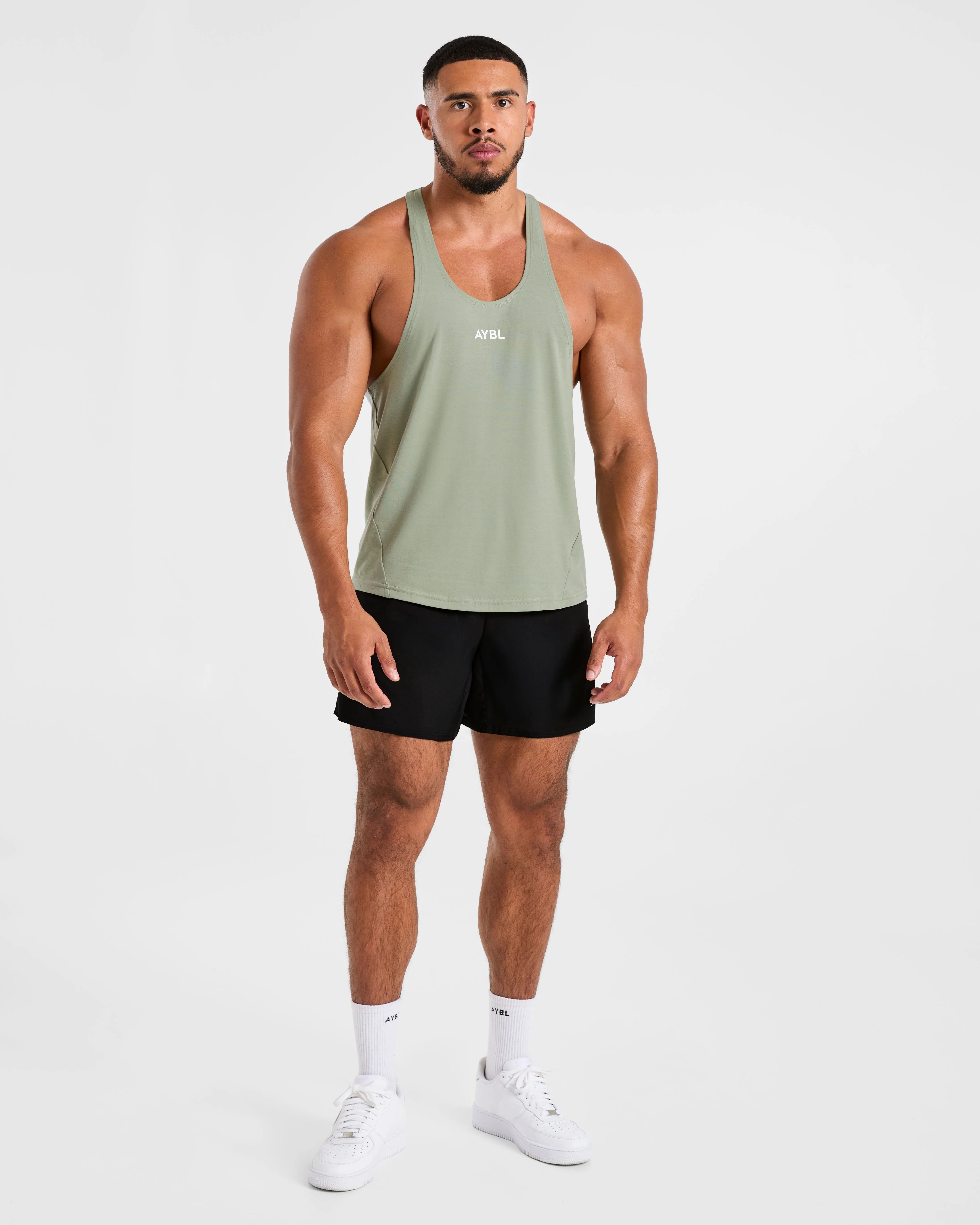 Essential Stringer - Muted Green sold by AYBL product image thumbnail 3