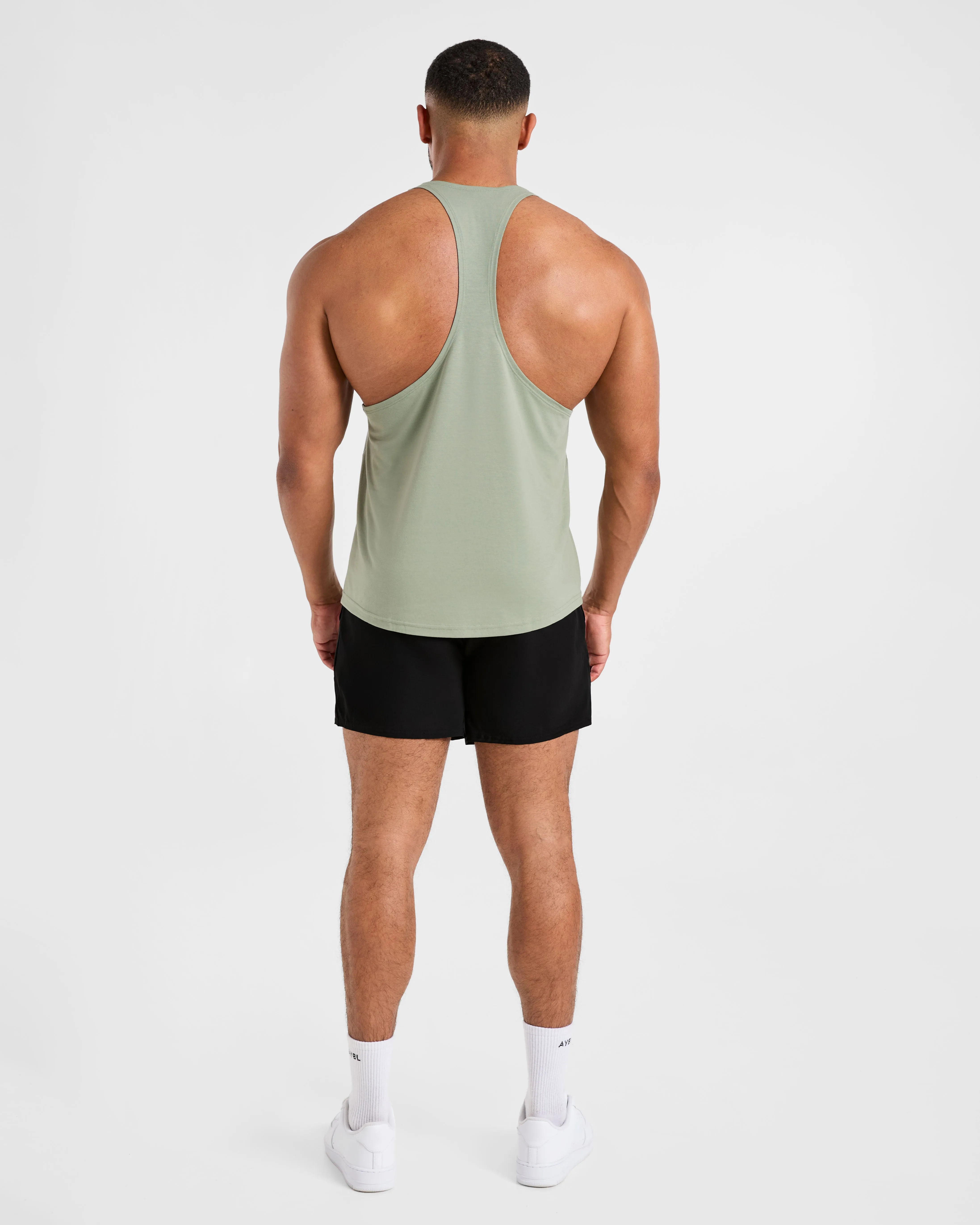 Essential Stringer - Muted Green sold by AYBL product image thumbnail 4
