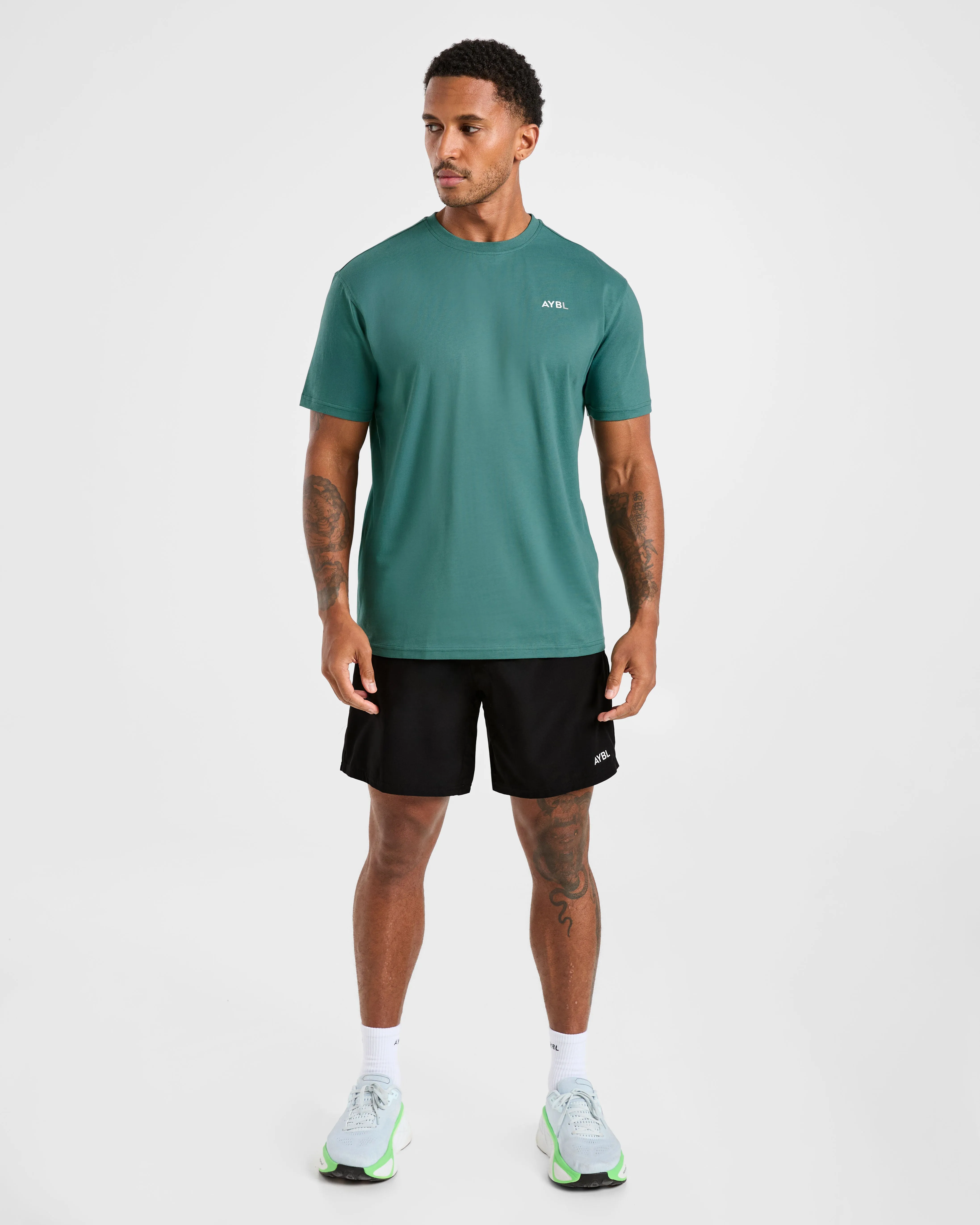 Essential T Shirt - Vintage Teal sold by AYBL product image thumbnail 3