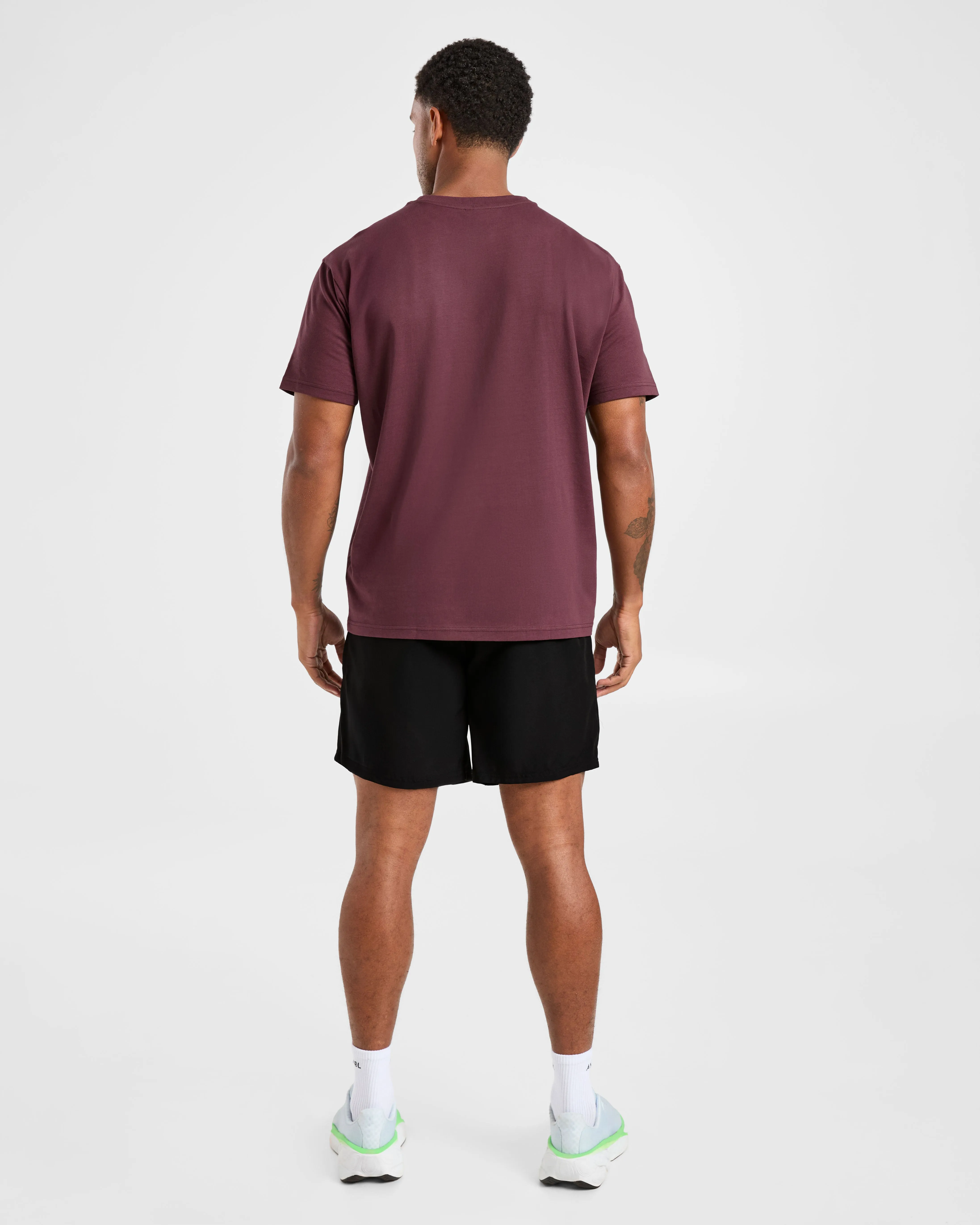 Essential T Shirt - Dark Plum sold by AYBL product image thumbnail 4