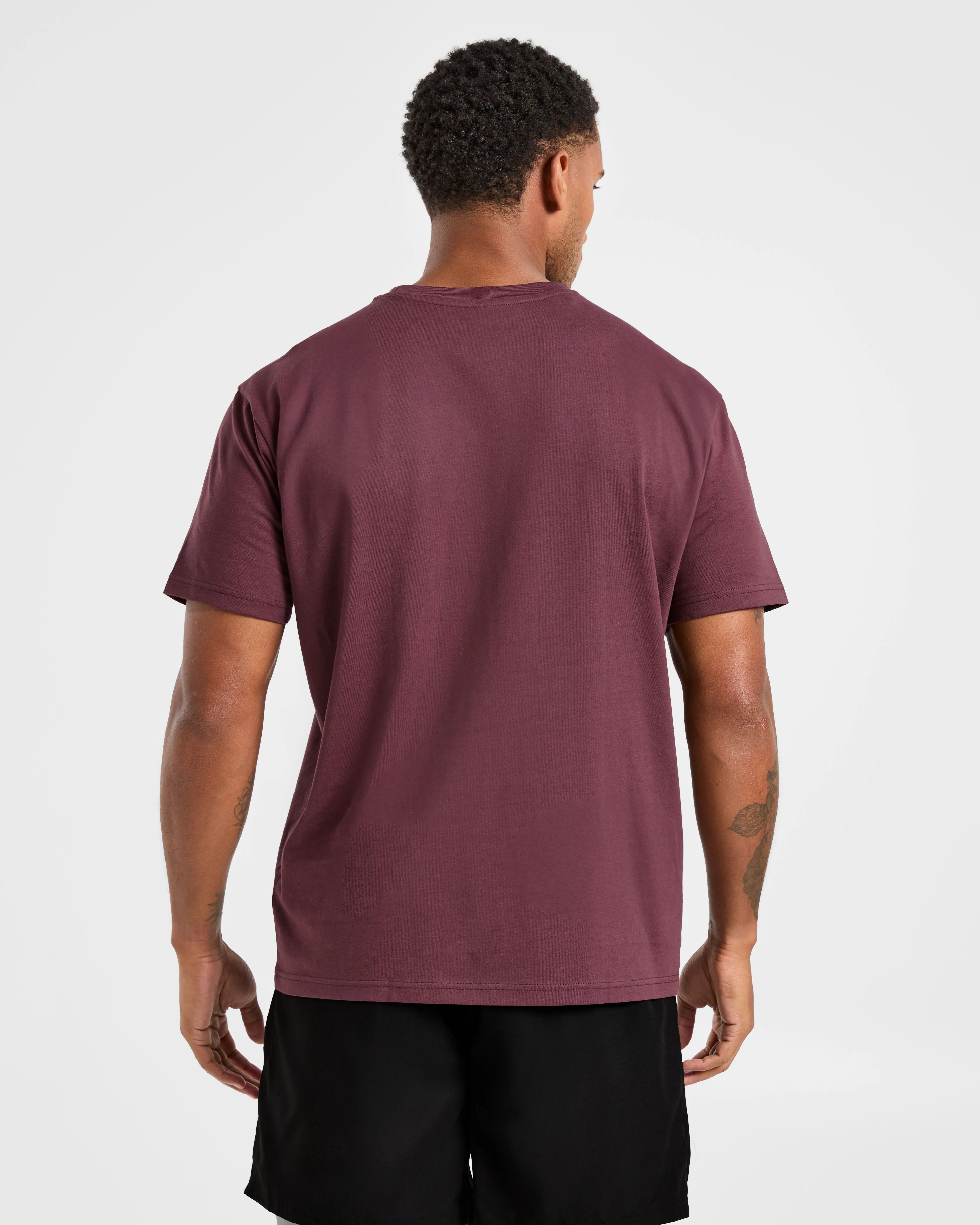 Essential T Shirt - Dark Plum sold by AYBL product image thumbnail 2