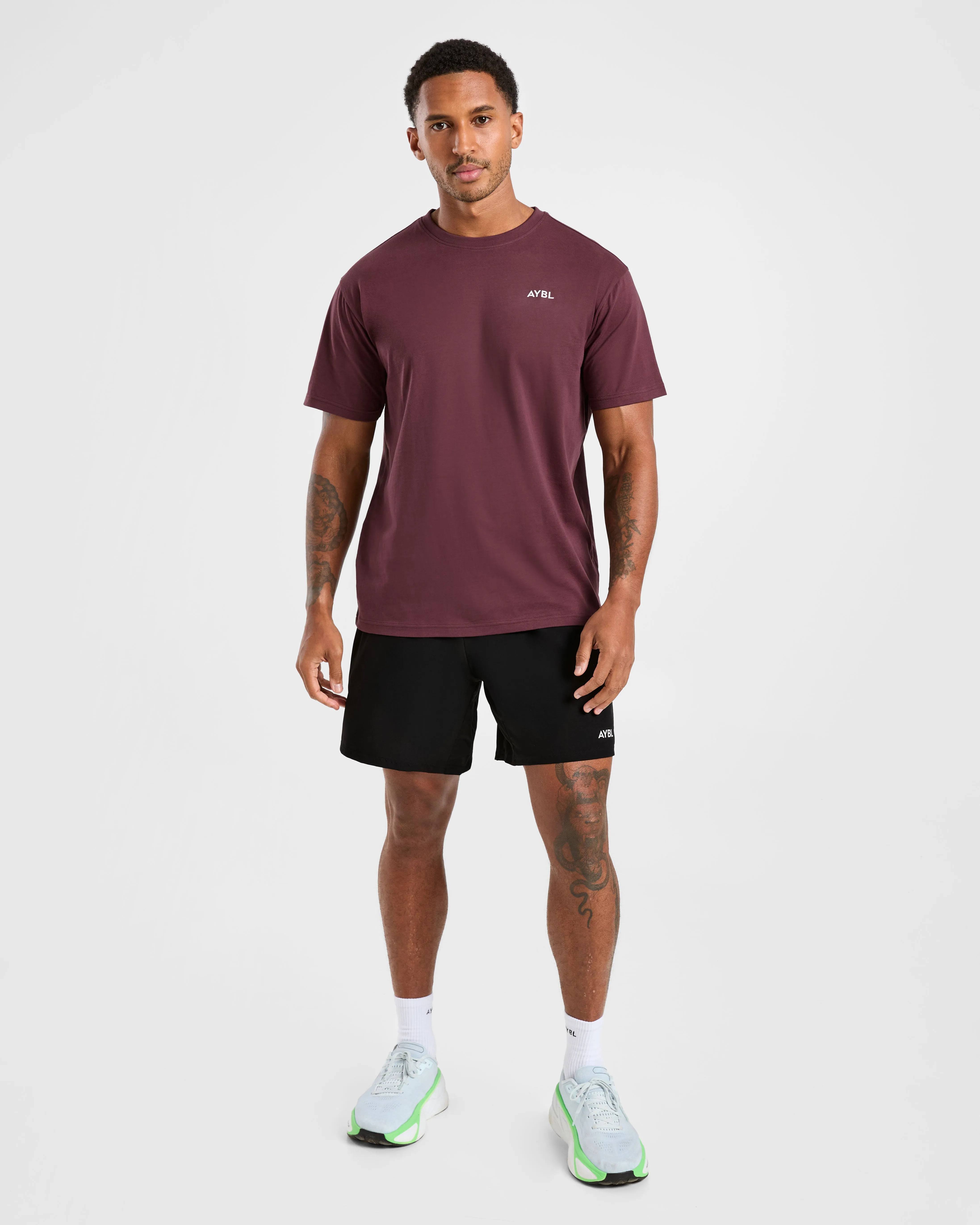 Essential T Shirt - Dark Plum sold by AYBL product image thumbnail 3