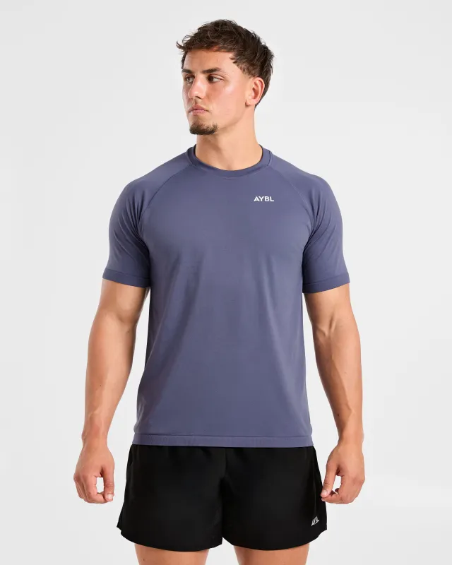 Ascend Seamless T Shirt - Denim Blue sold by AYBL