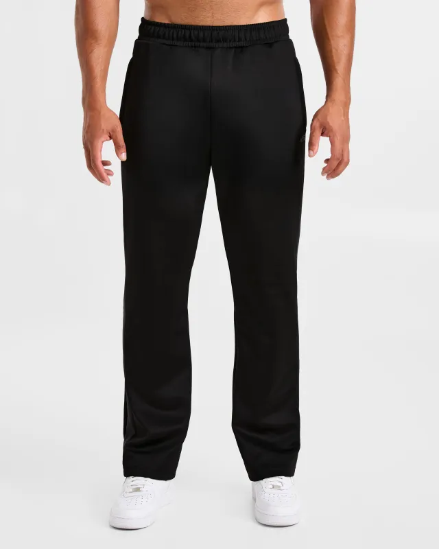 Classic Track Straight Leg Joggers - Black/Charcoal sold by AYBL