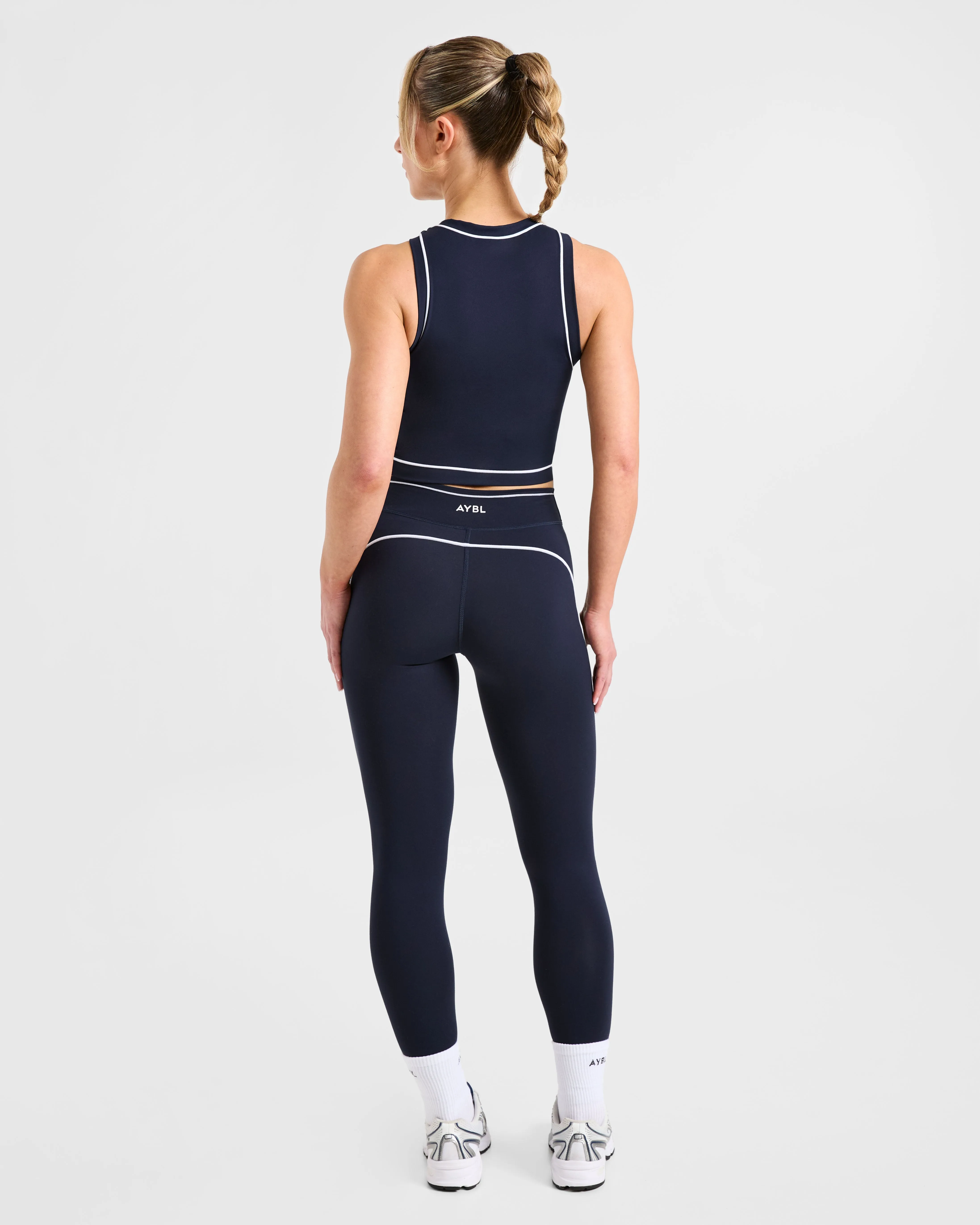 Form Tank Top - Muted Navy sold by AYBL product image thumbnail 4