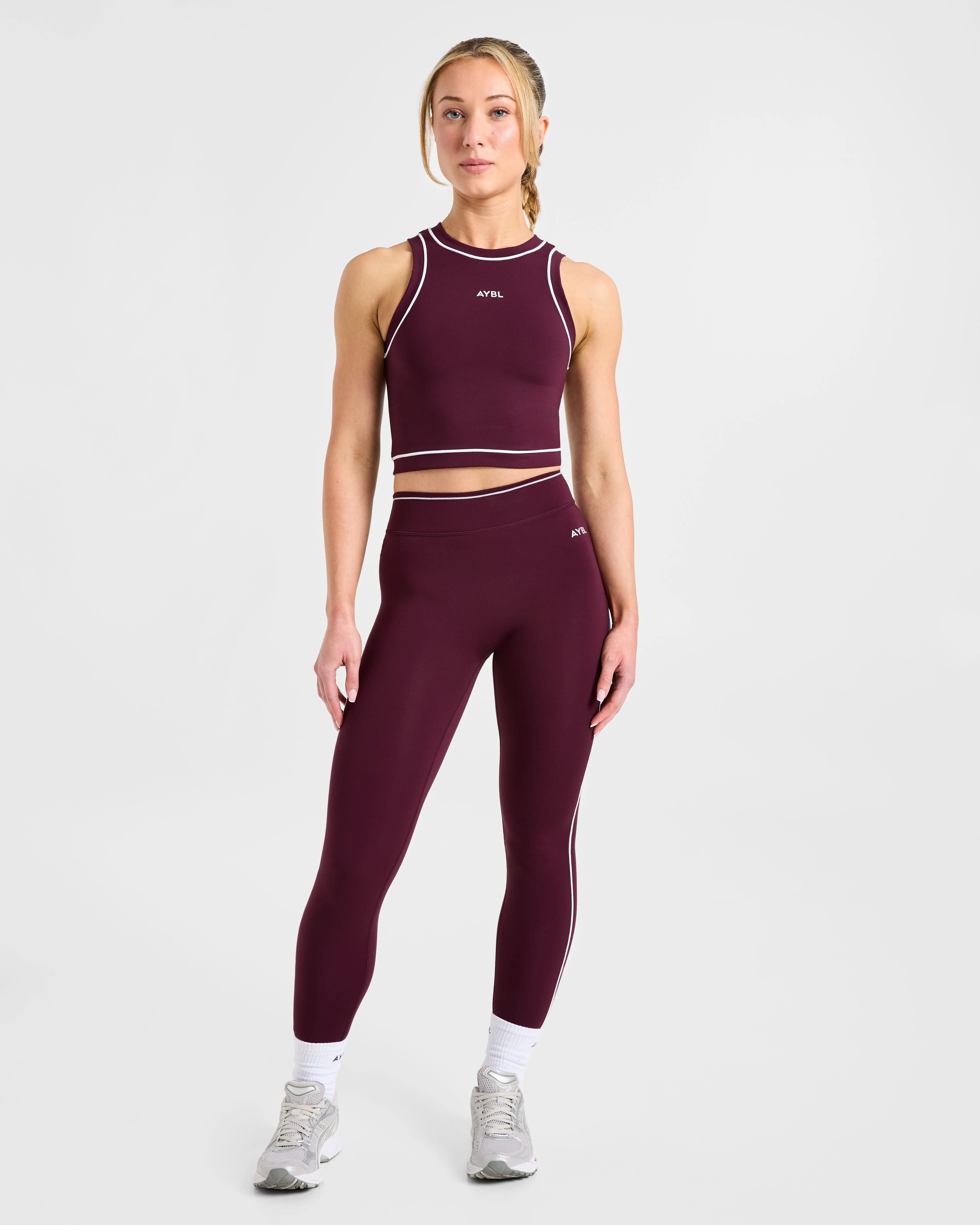 Form Tank Top - Deep Mulberry sold by AYBL product image thumbnail 3