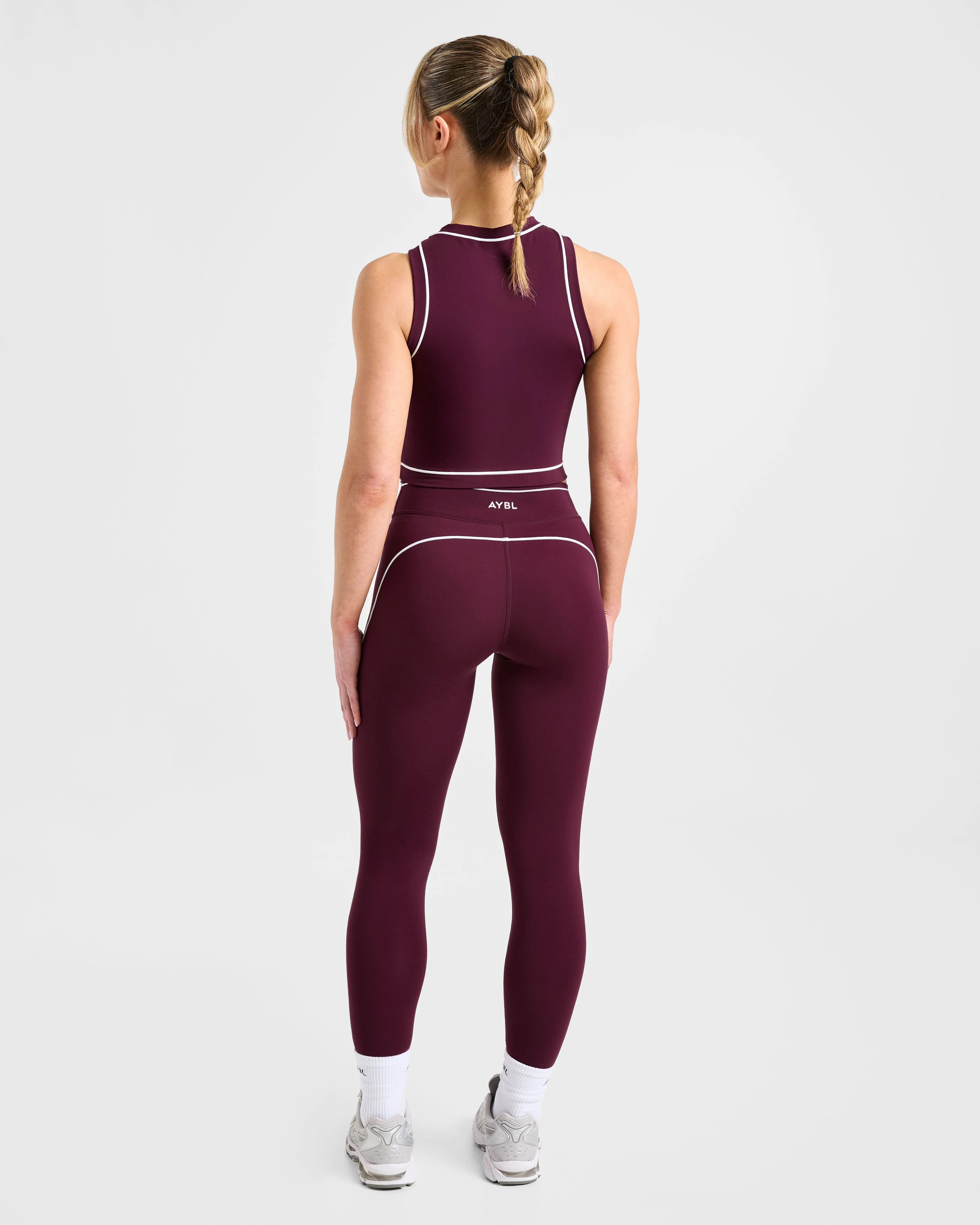 Form Tank Top - Deep Mulberry sold by AYBL product image thumbnail 4