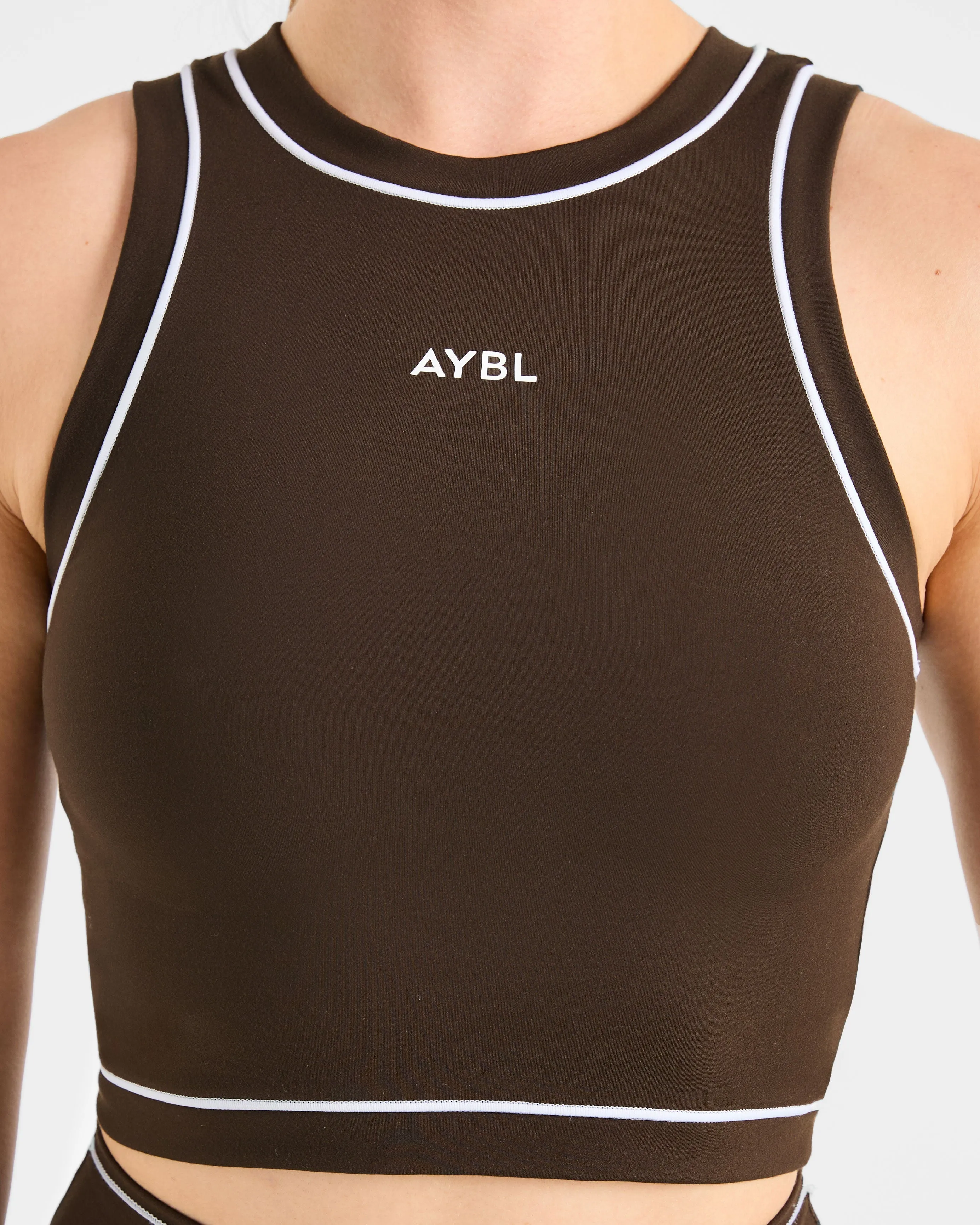 Form Tank Top - Coffee Bean sold by AYBL product image thumbnail 5