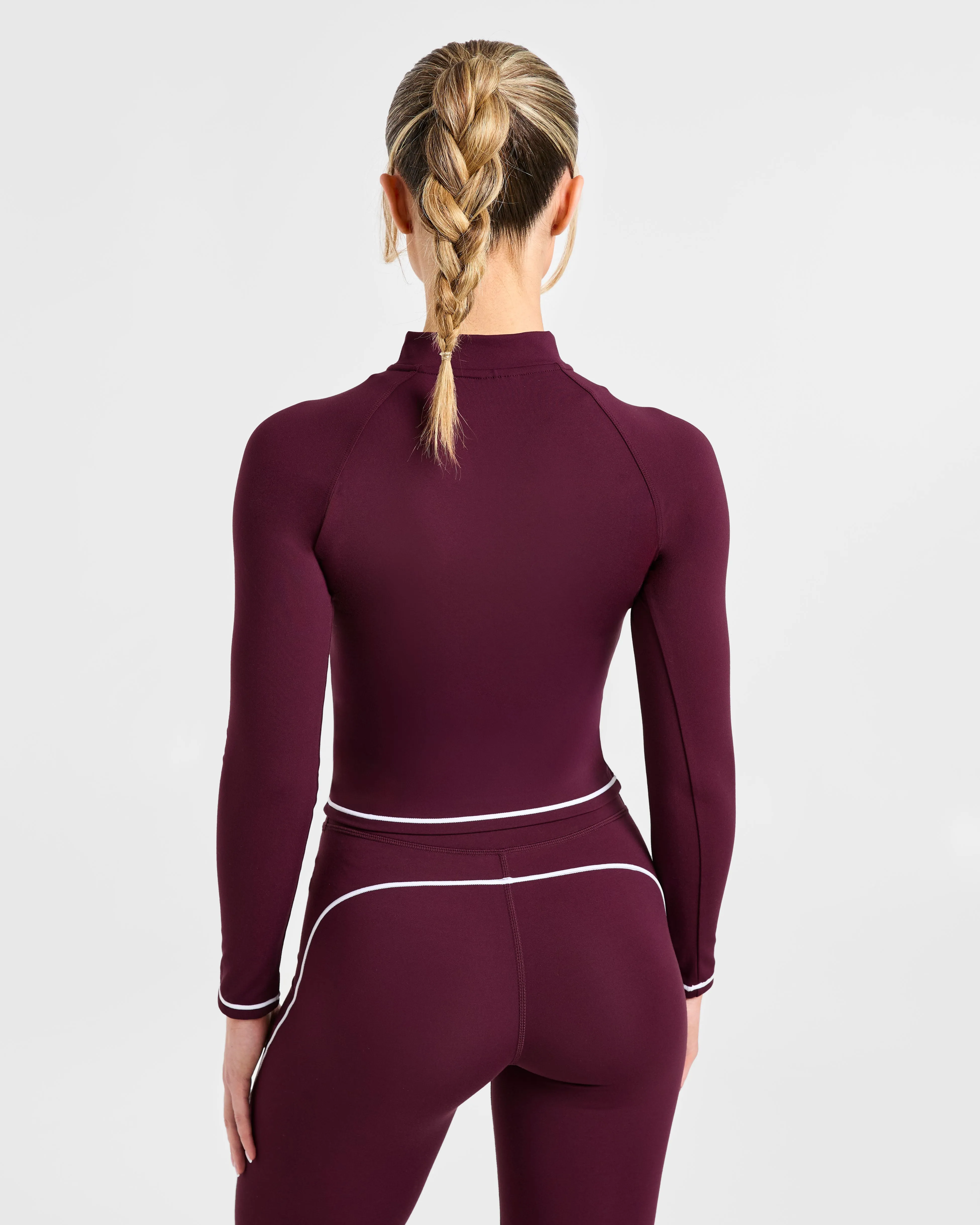 Form Zip Up Jacket - Deep Mulberry sold by AYBL product image thumbnail 2