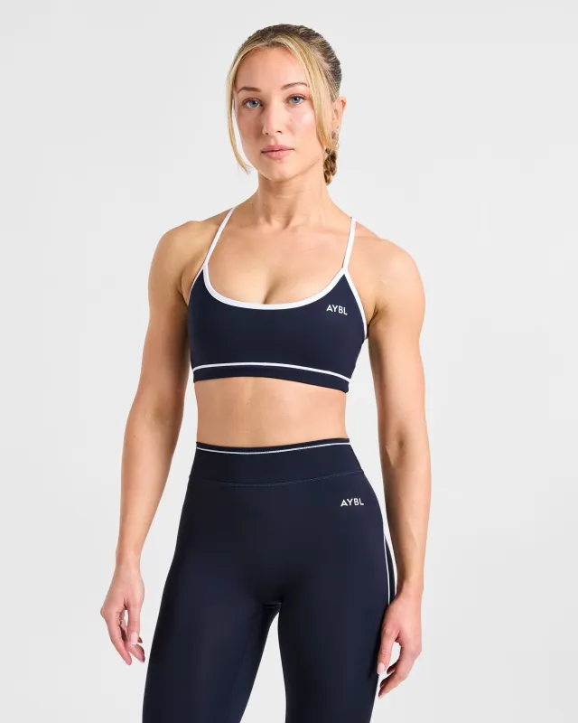 Form Sports Bra - Muted Navy sold by AYBL