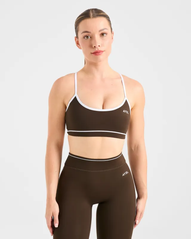Form Sports Bra - Coffee Bean sold by AYBL